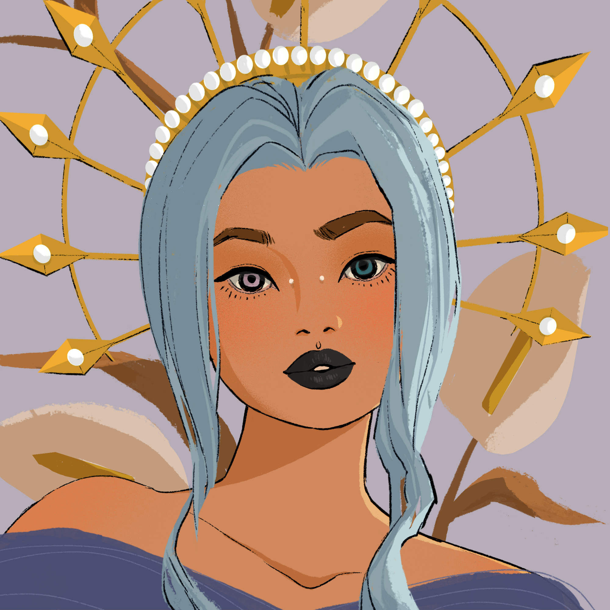 a portrait of Calamansi, the handsome oboe