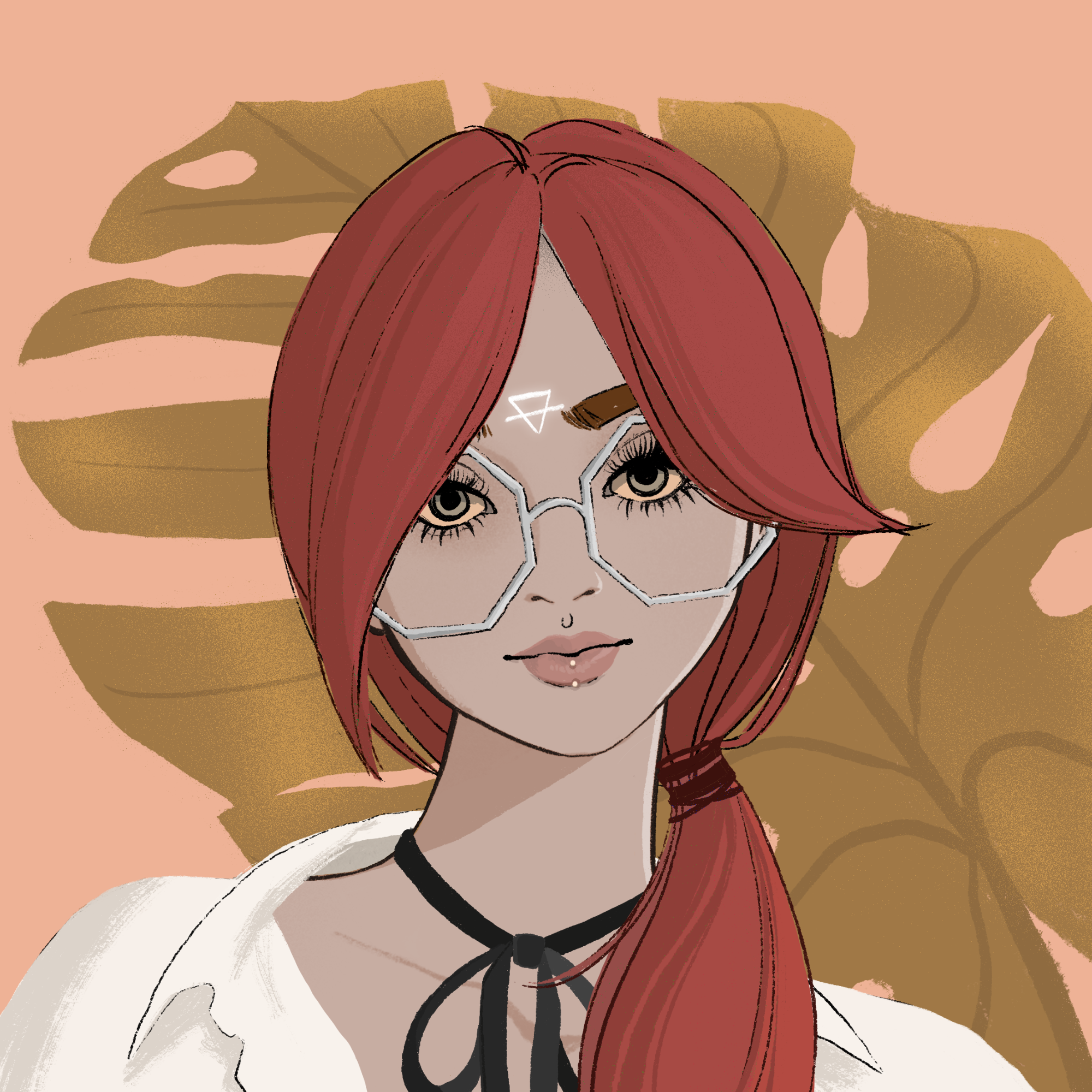 a portrait of Amanita the vermilion