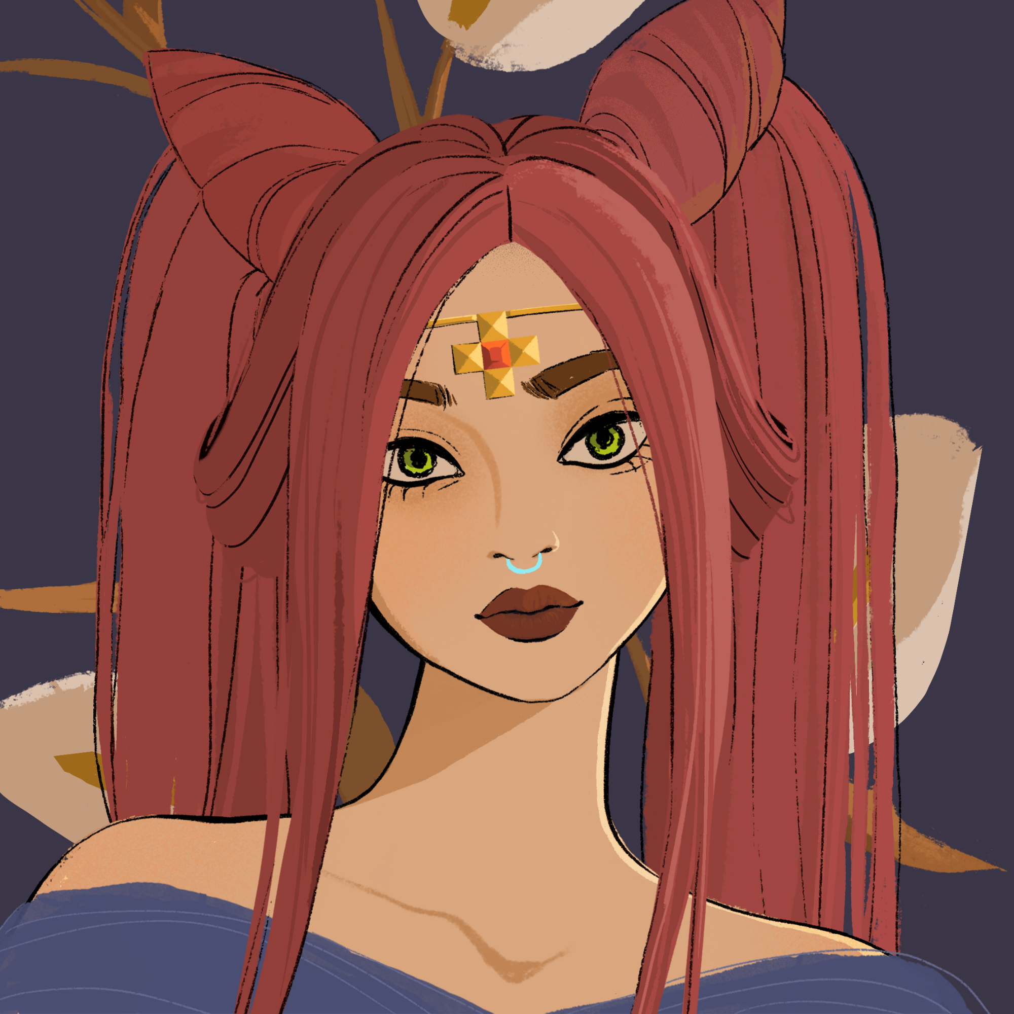 a portrait of Chorale, the charismatic harp