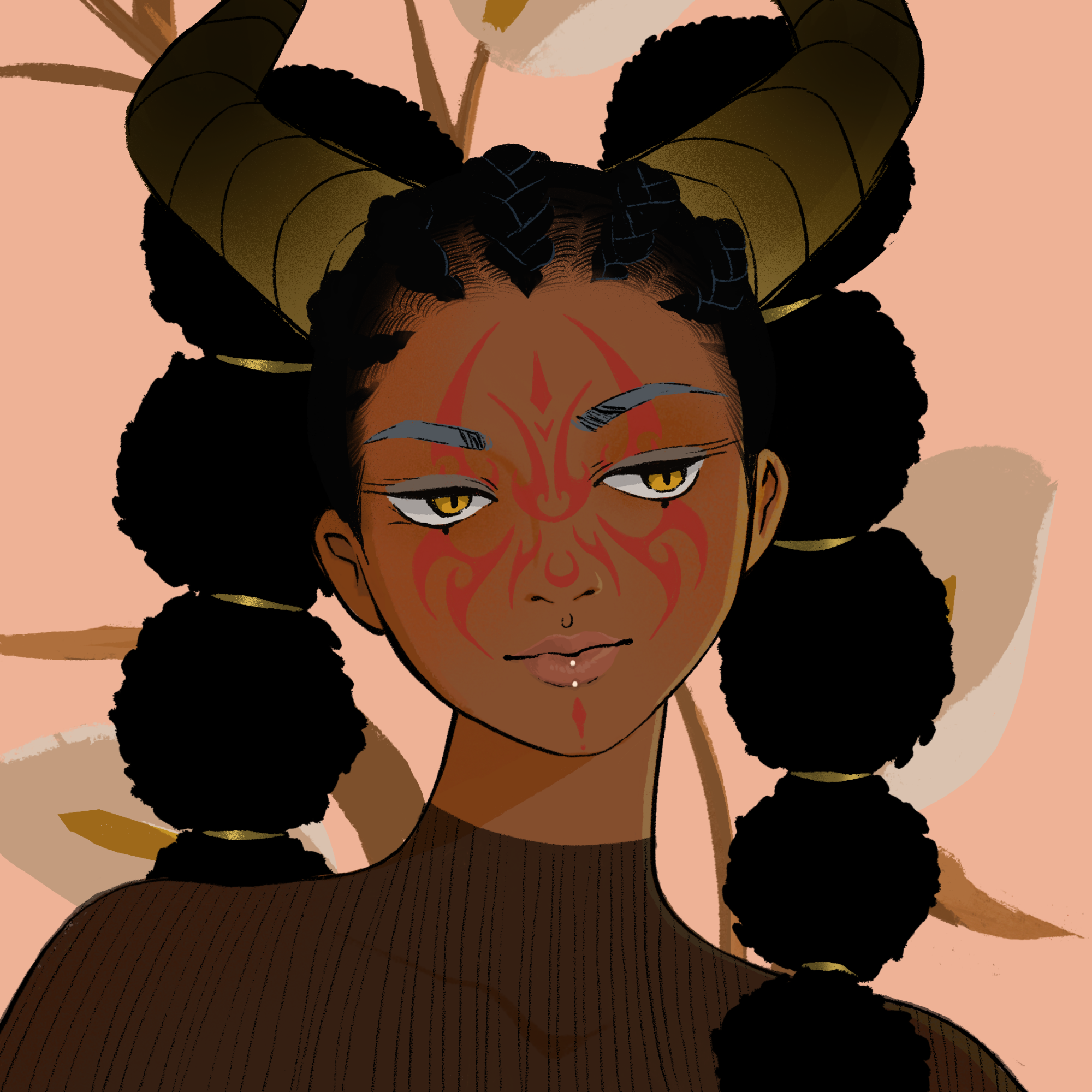 a portrait of Lolo of the woods