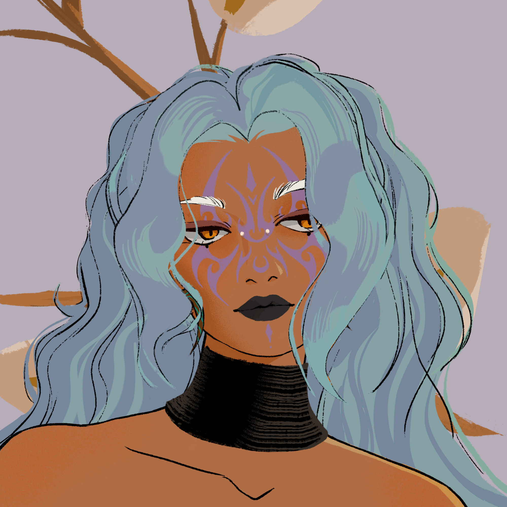 a portrait of Muria the uncanny