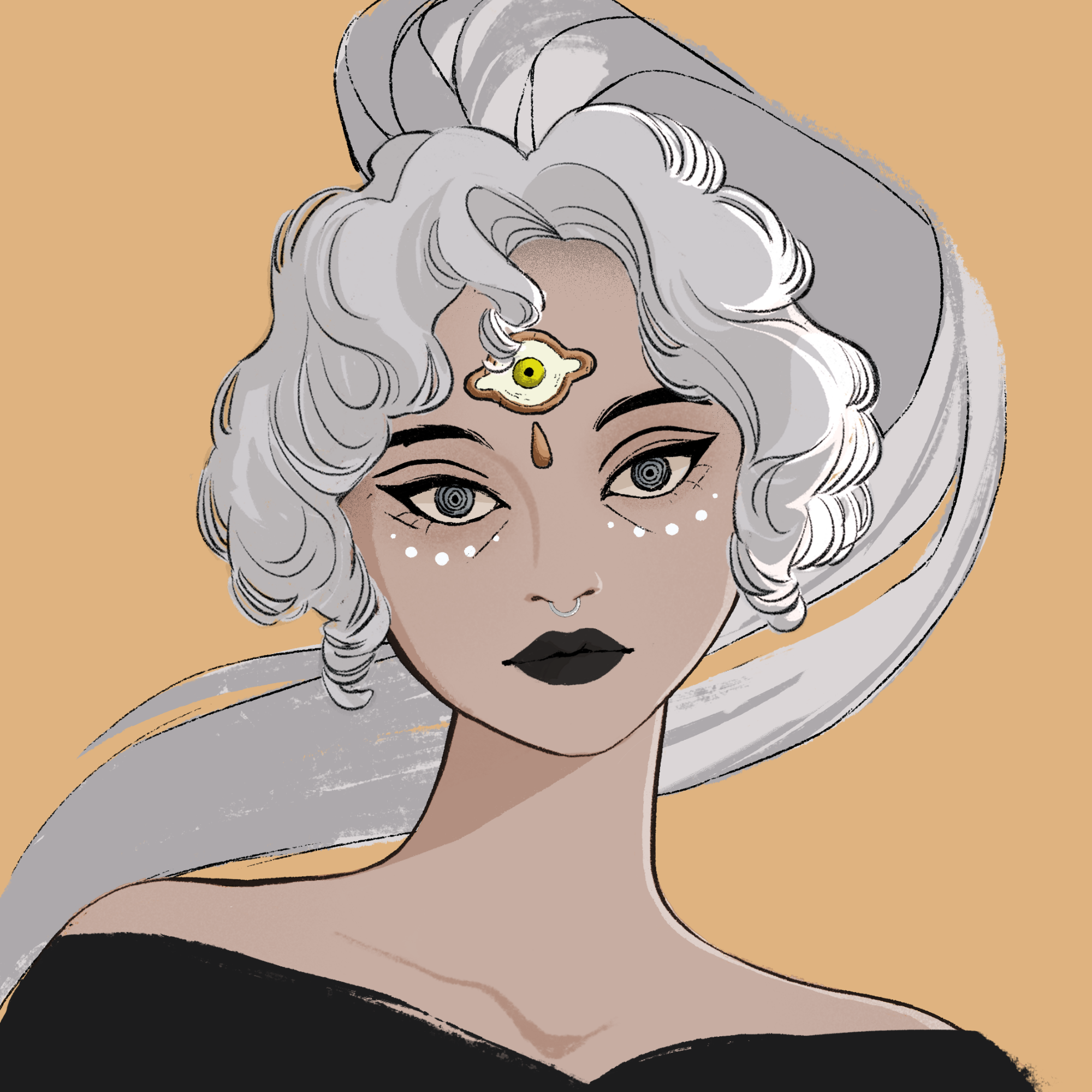 a portrait of Clementine delusion