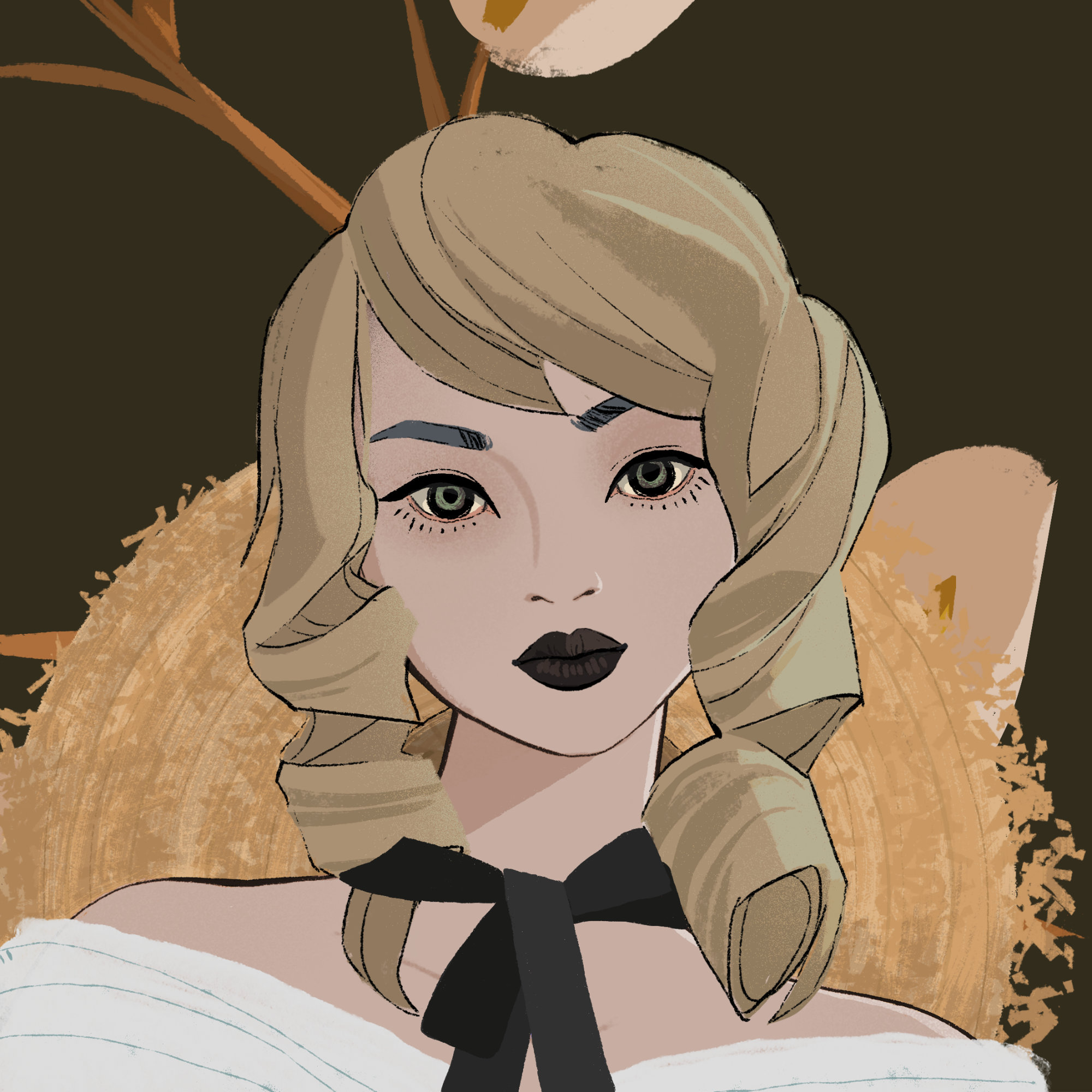 a portrait of Lettuce of the wilds