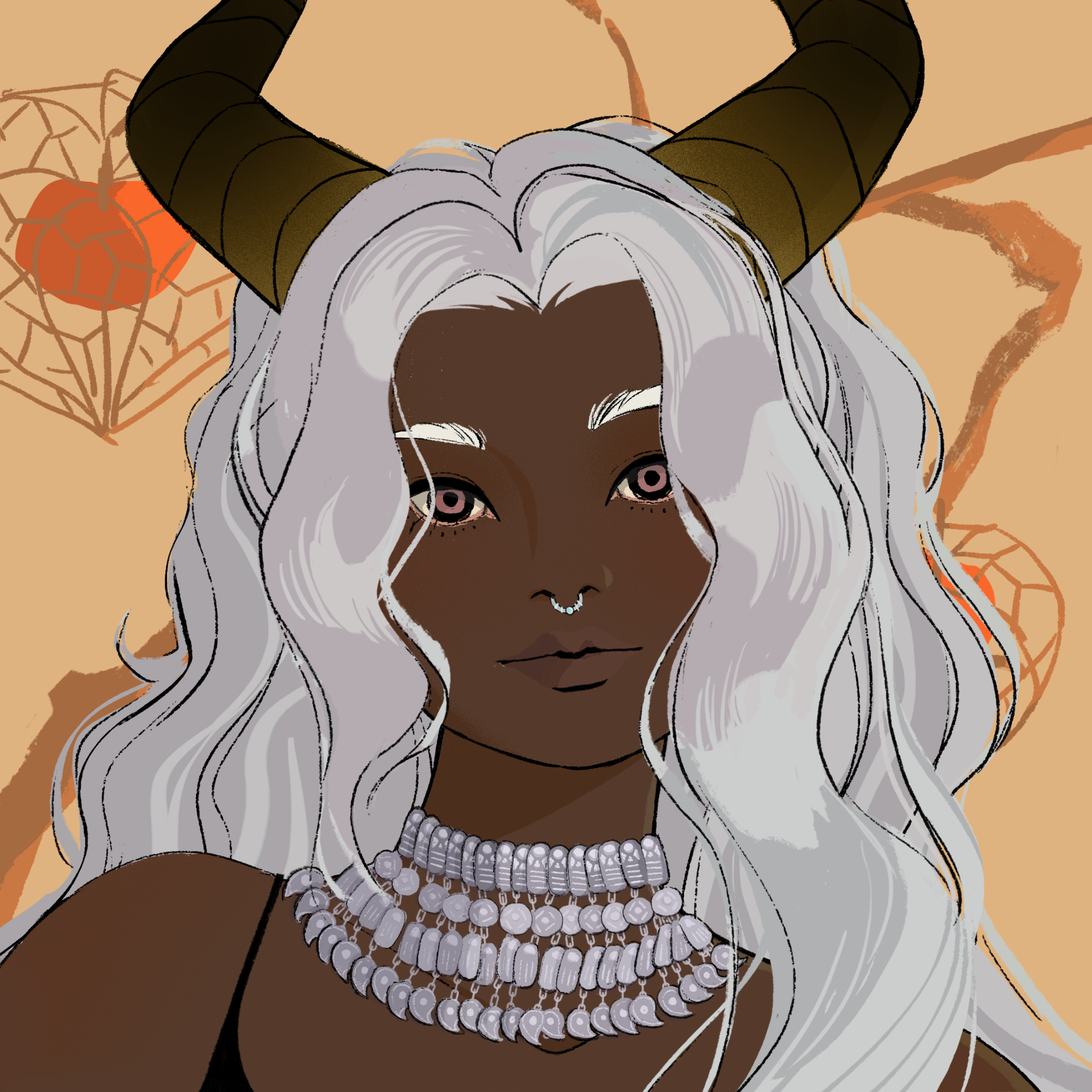 a portrait of Adatara, the unruly conflagration