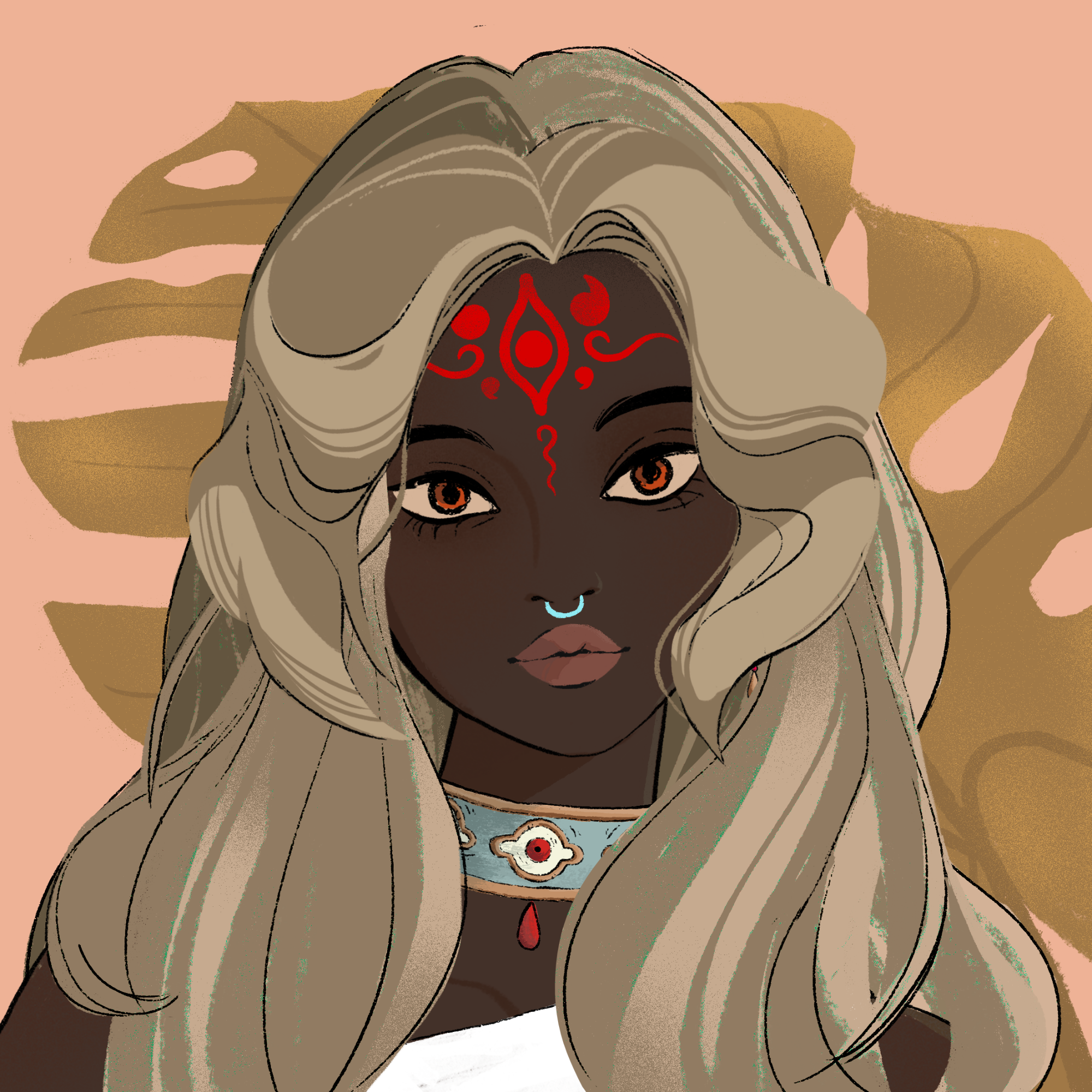 a portrait of Loquat the effervescent
