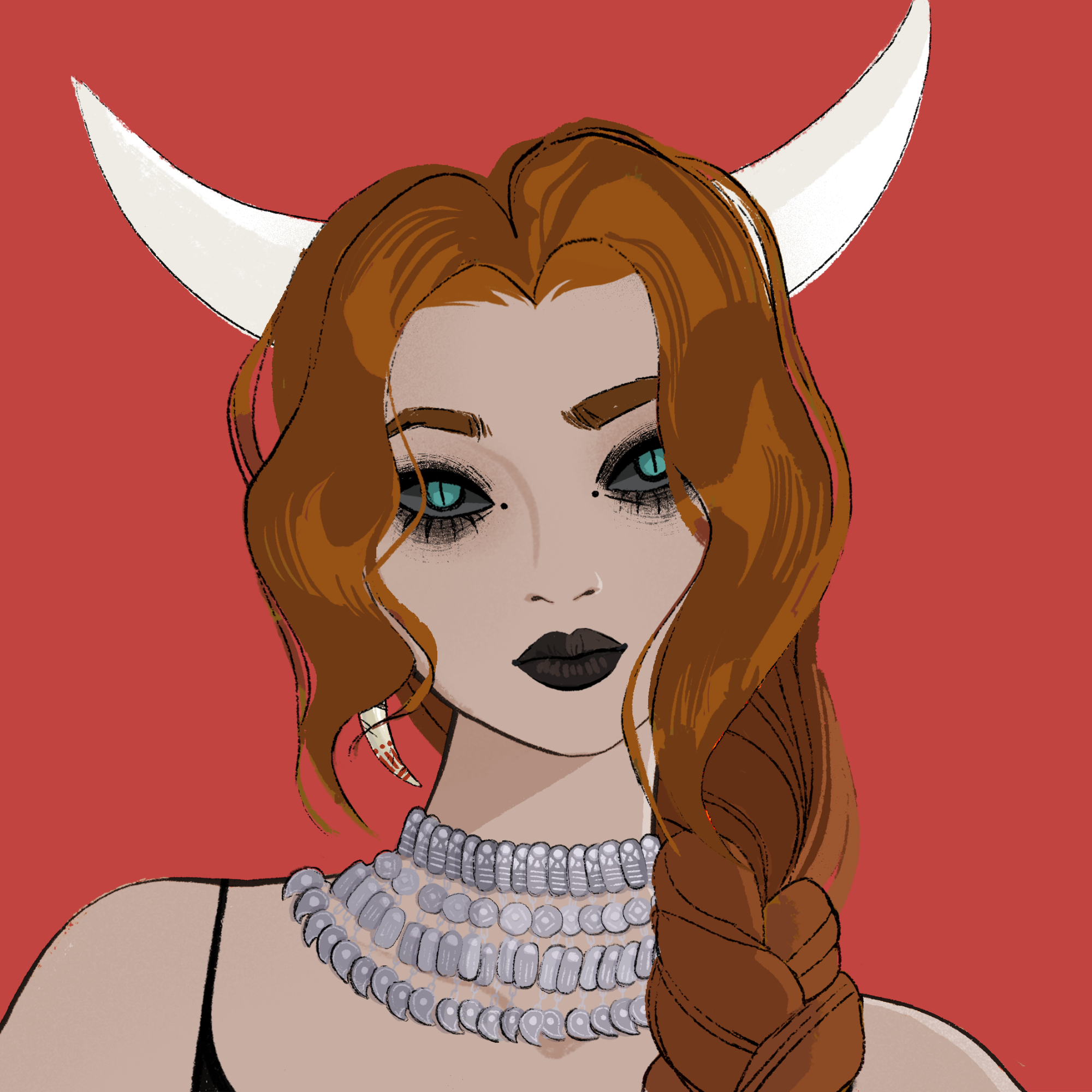 a portrait of Muria, the splintered conflagration