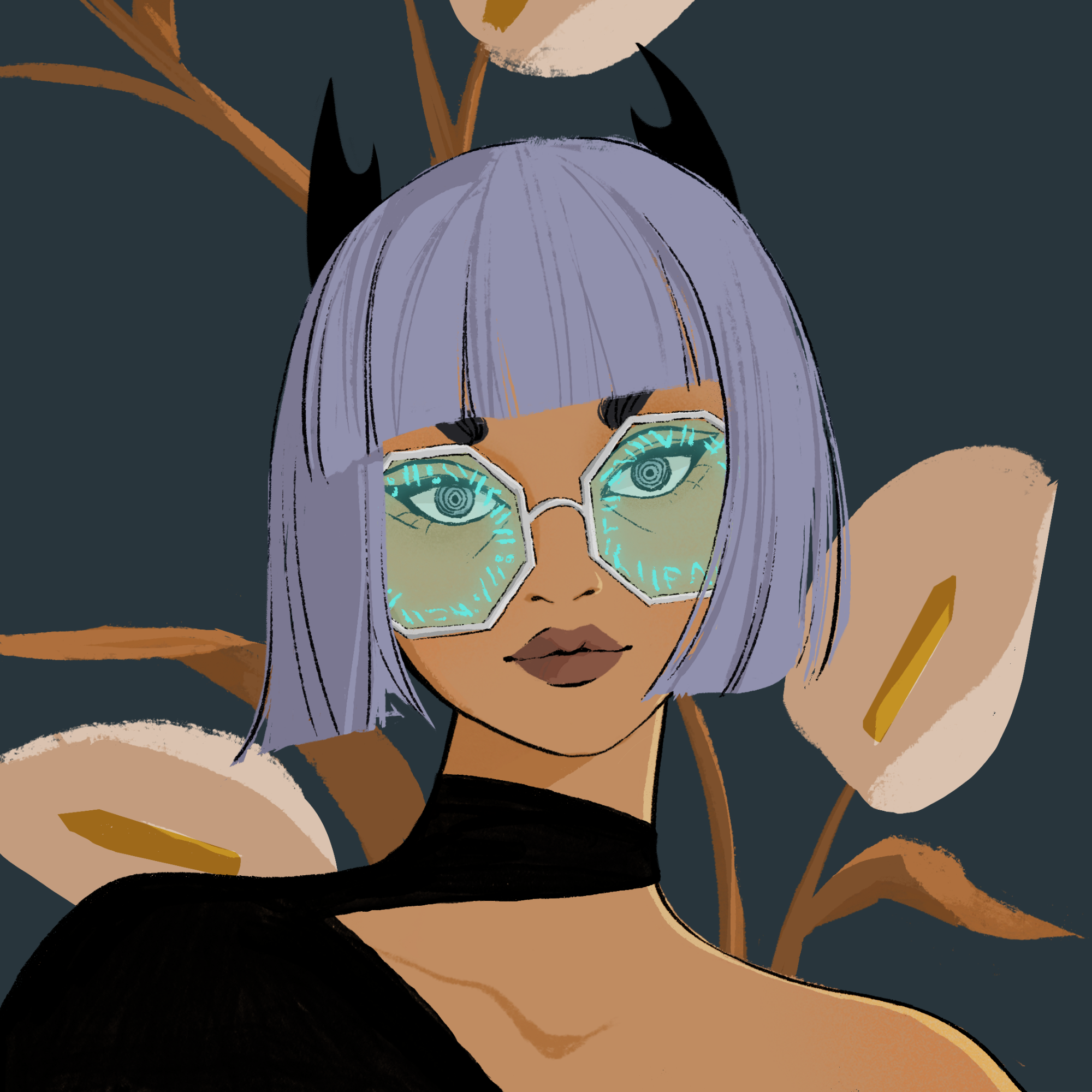 a portrait of Photon chalk