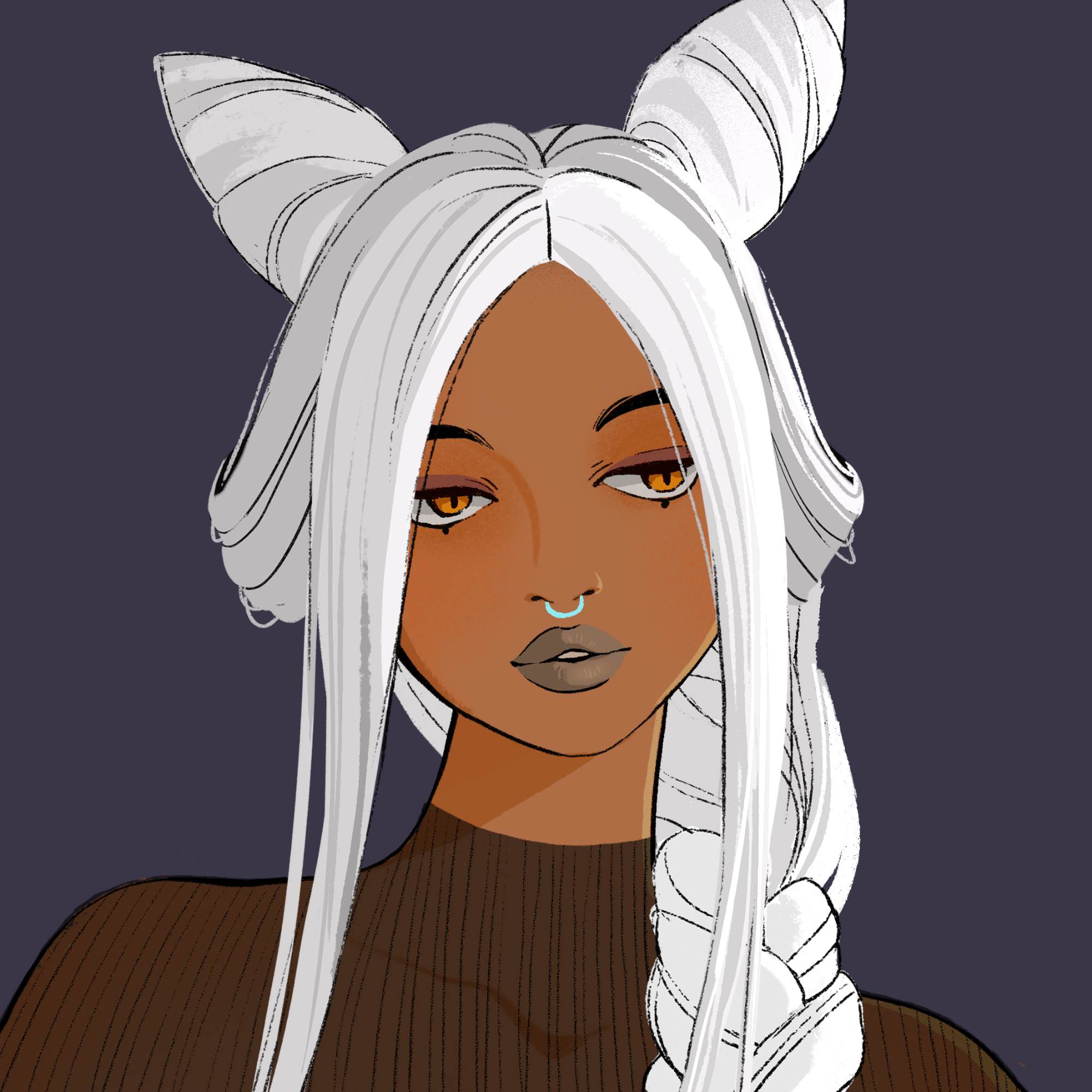 a portrait of Fornax the keen