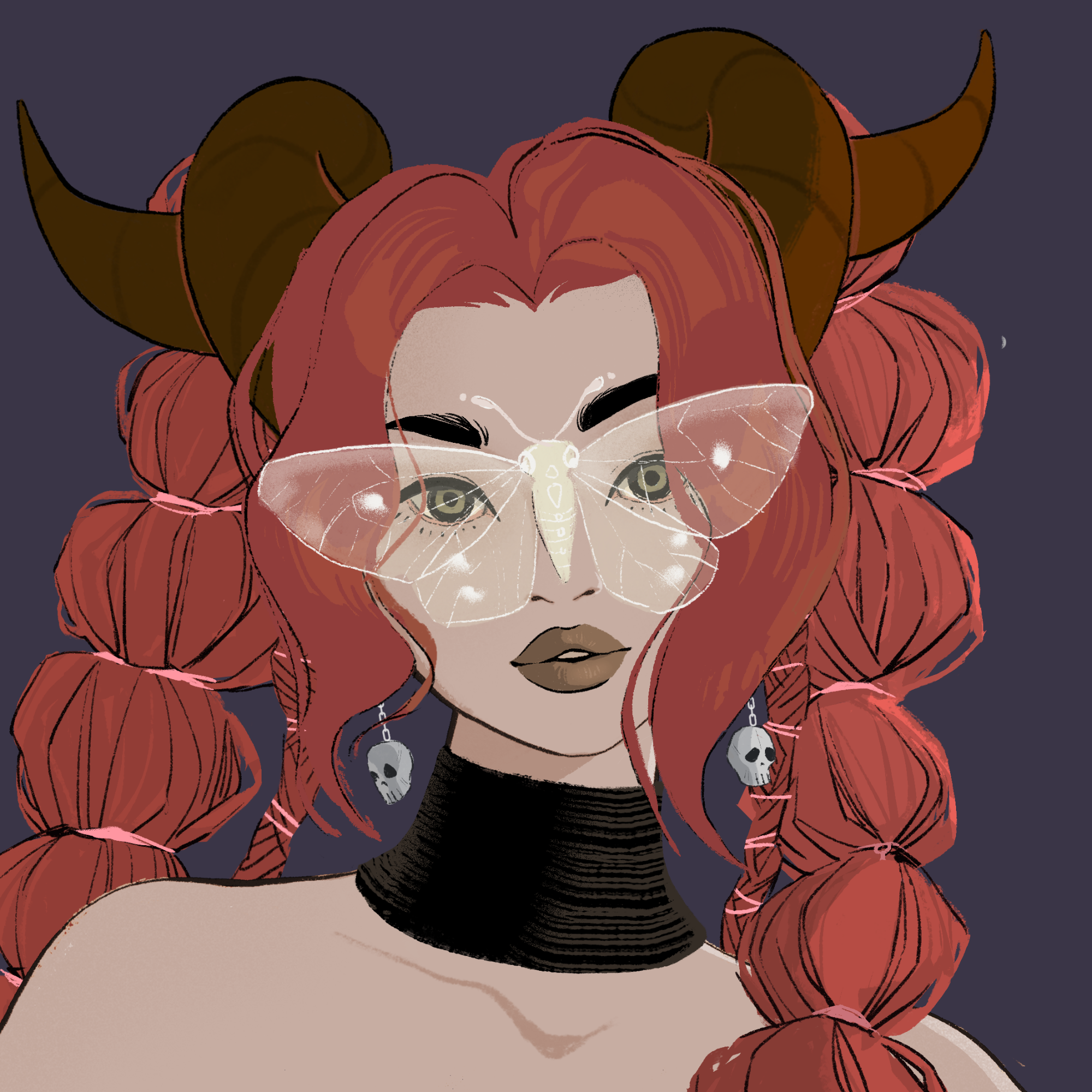 a portrait of Ayan, the perpetual spike