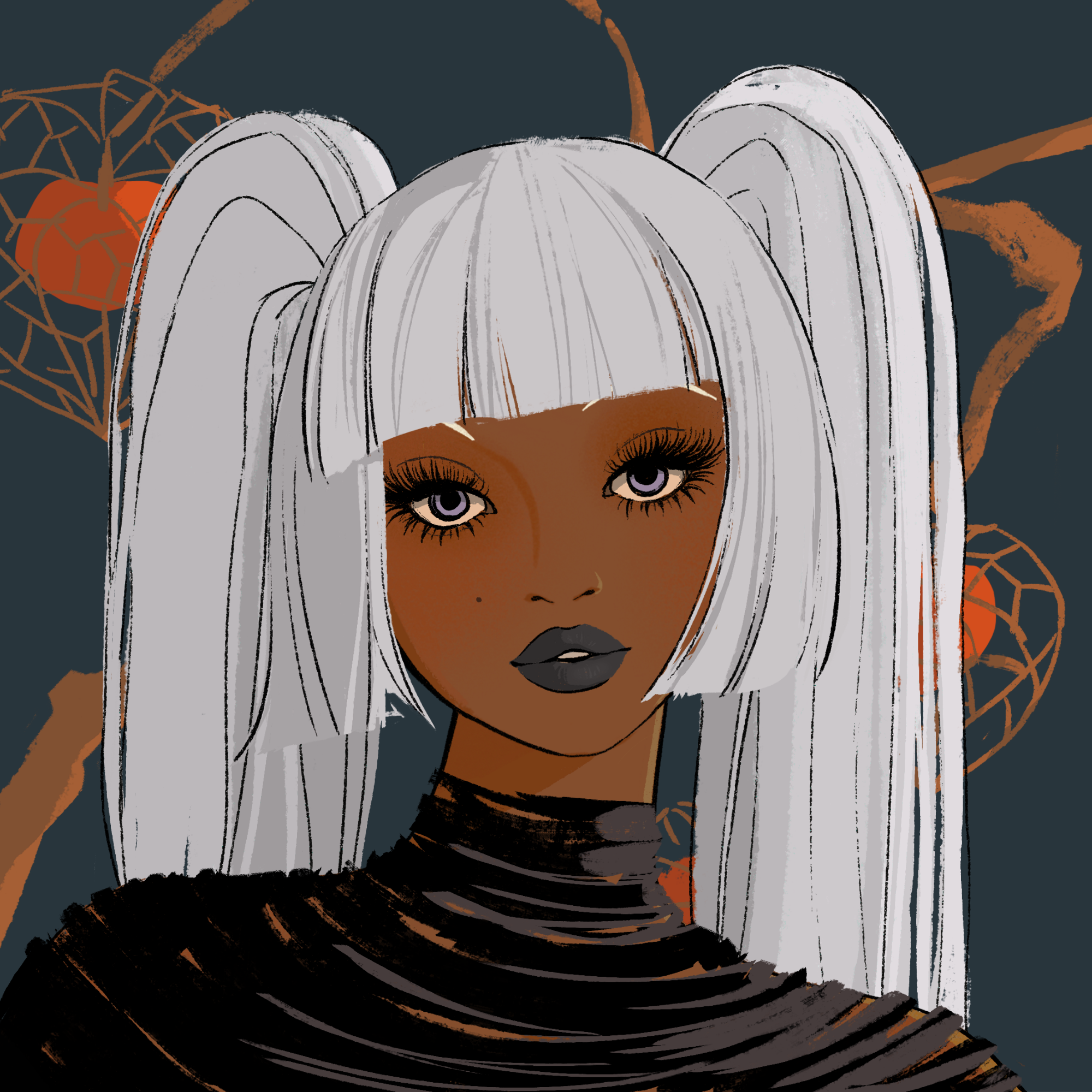 a portrait of Marigold of the void