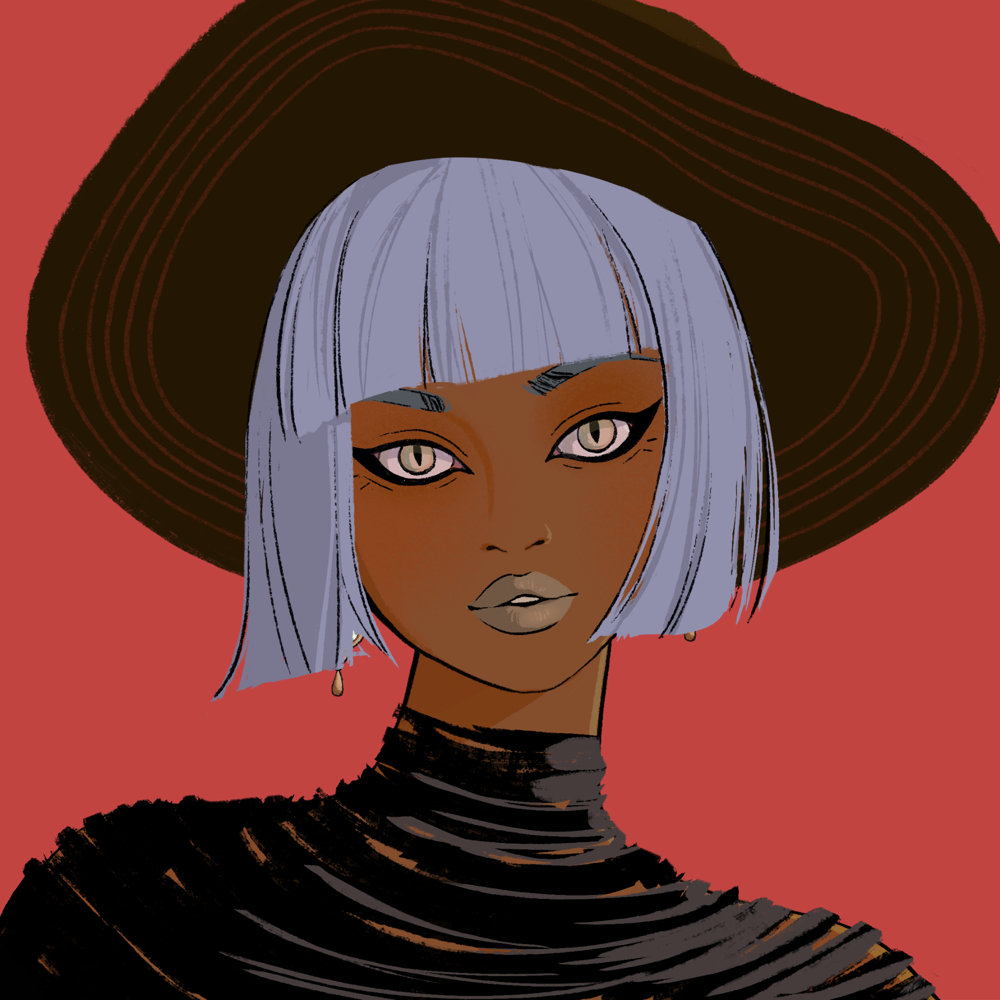 a portrait of Marigold, the infinite veil