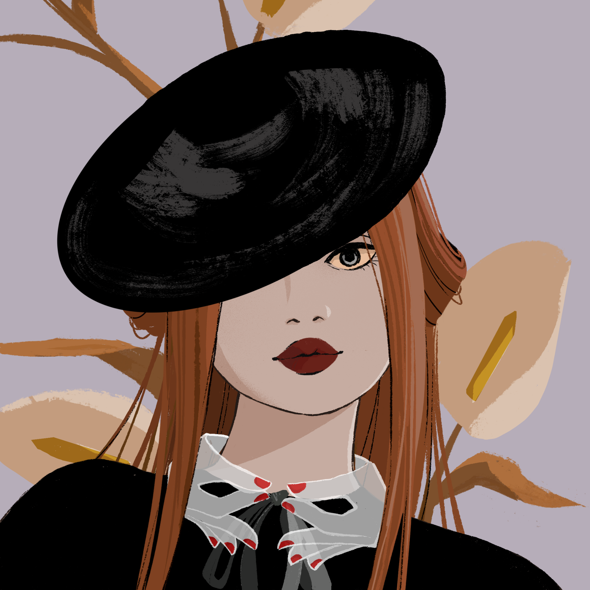 a portrait of Victoria, the nefarious vigil