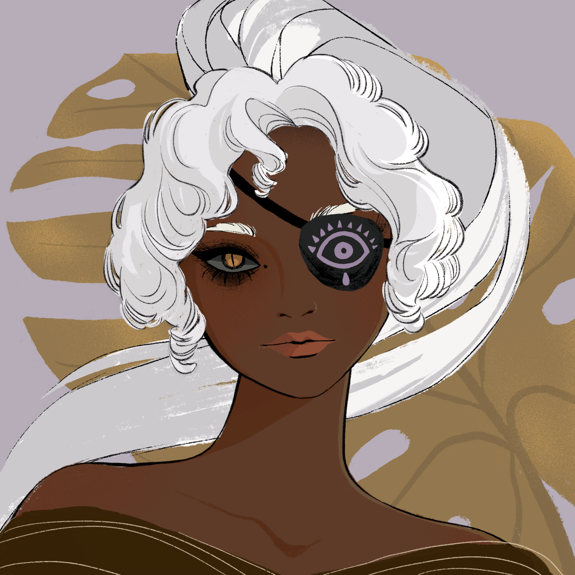 a portrait of Rose puff