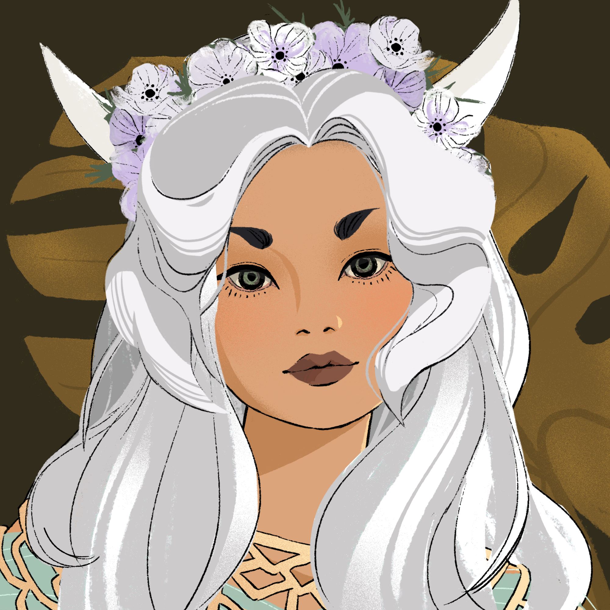 a portrait of Toadstool, the psychedelic cauldron