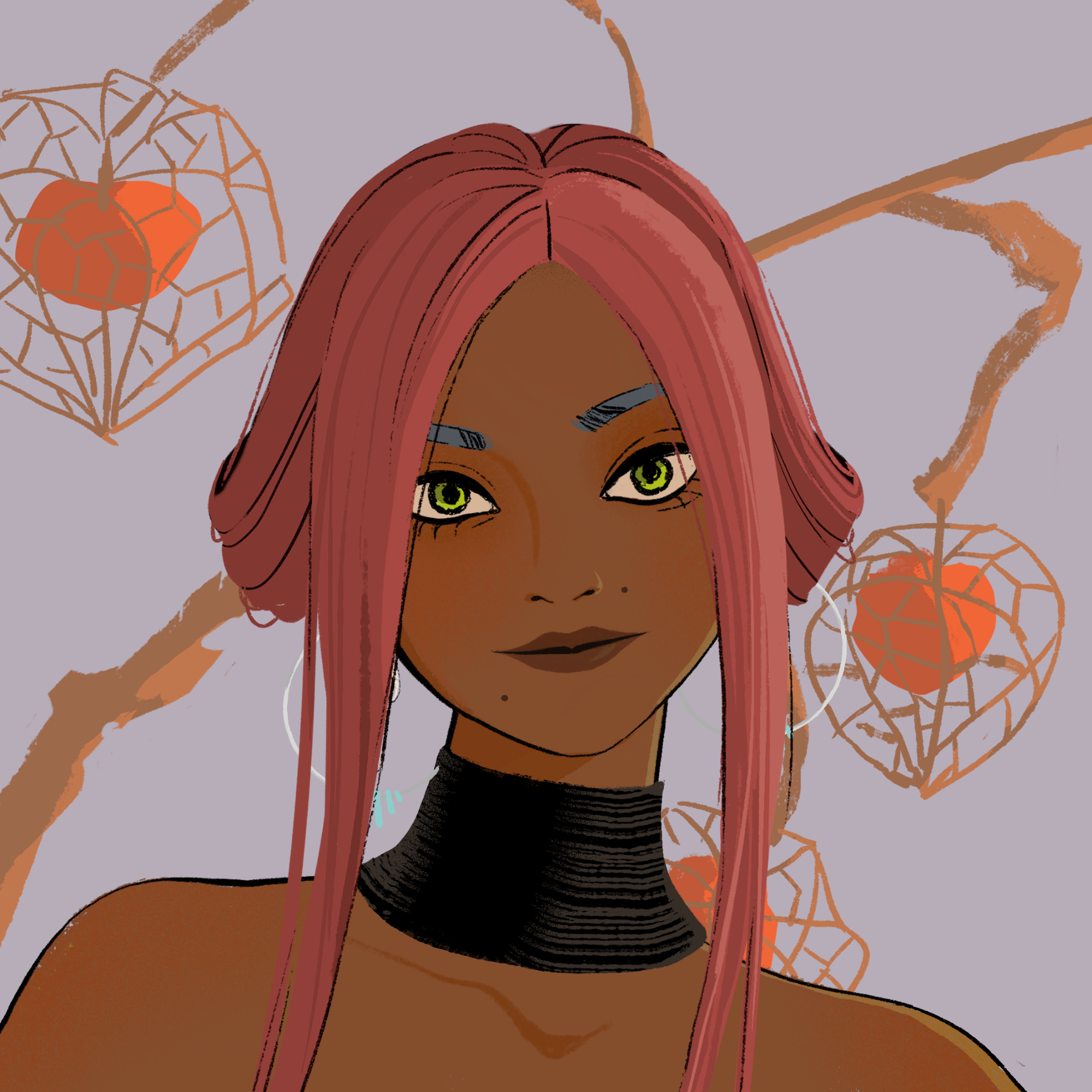 a portrait of Tiatia gunpowder