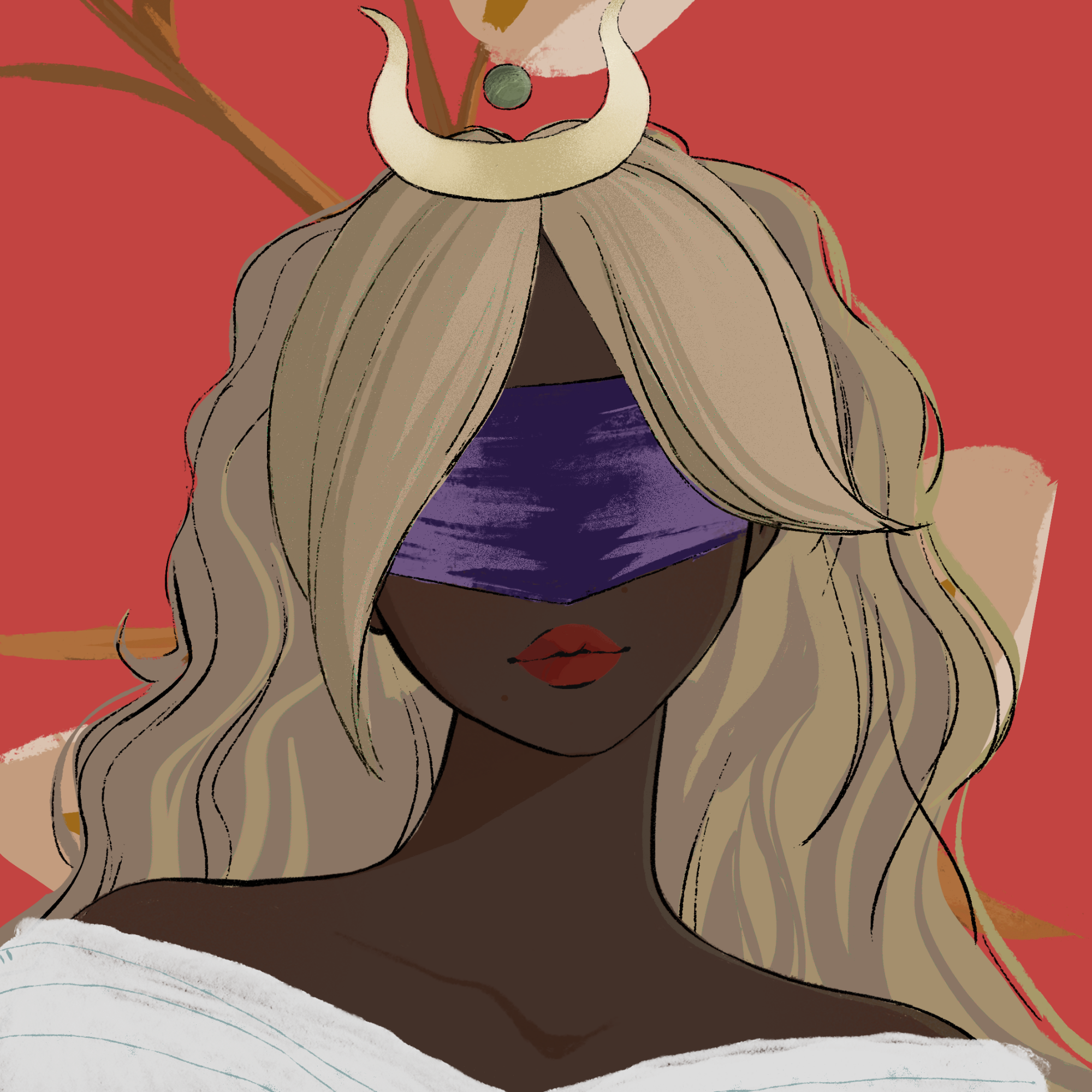 a portrait of Pomegranate, the lofty mystery