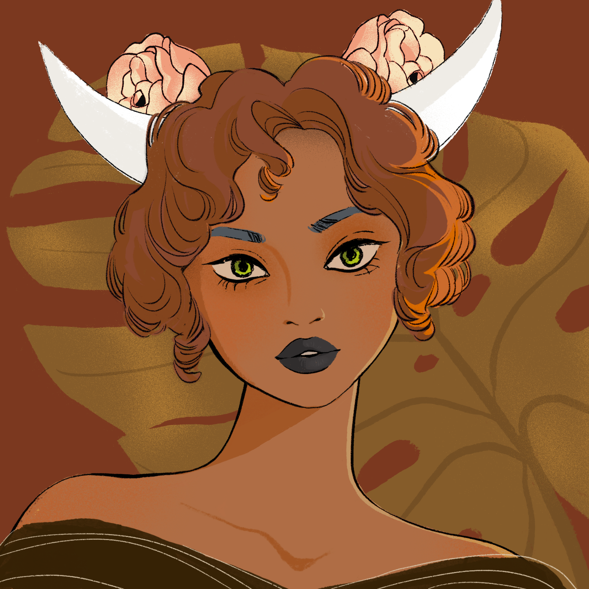 a portrait of Endive the ginger