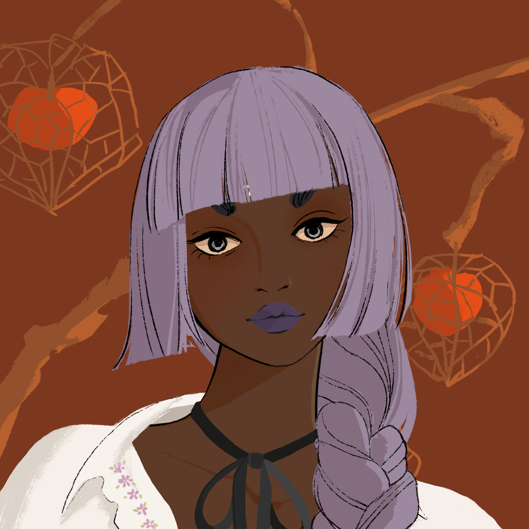 a portrait of Chamomile, the pistachio biscuit