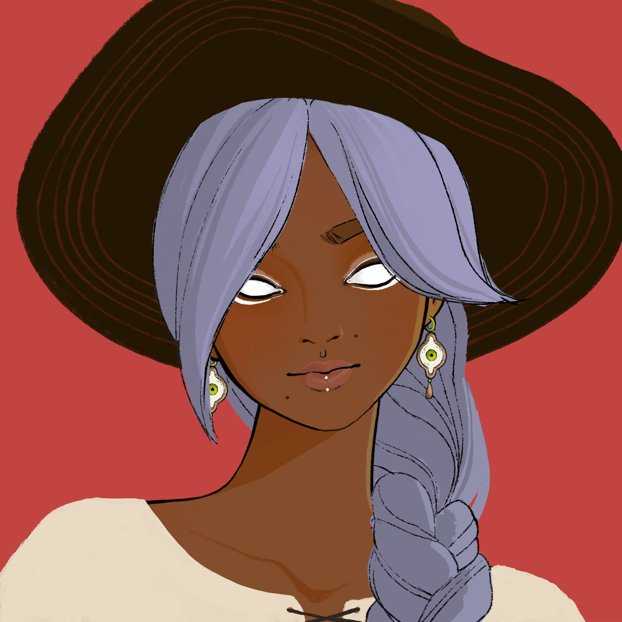 a portrait of Dahlia of the orrery