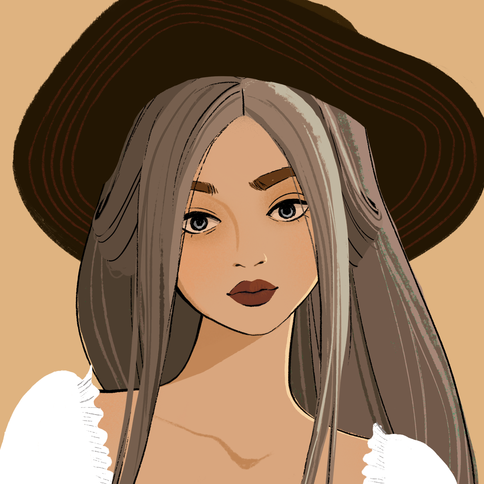 a portrait of Marjoram shovel