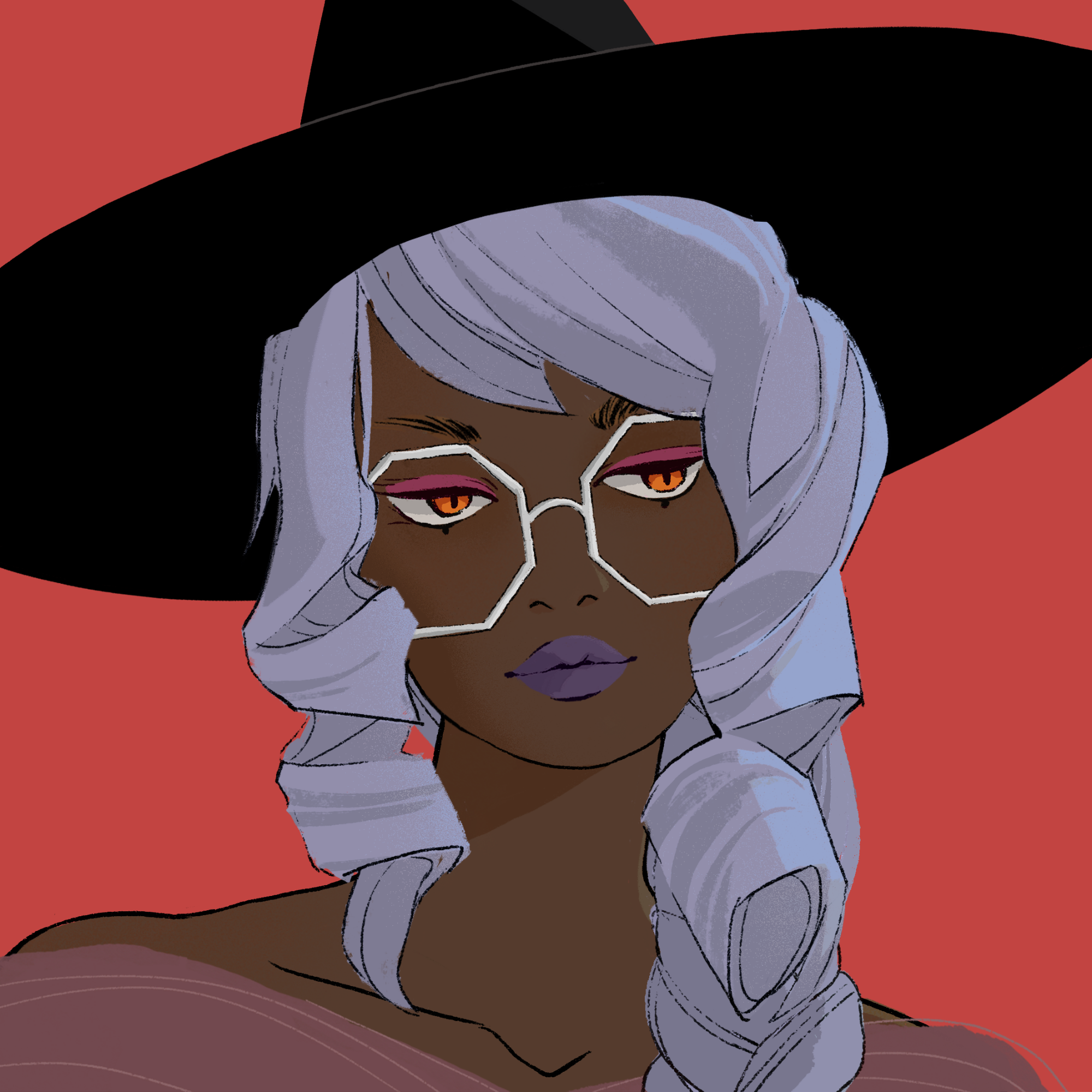 a portrait of Shitake, the sun-bleached bale