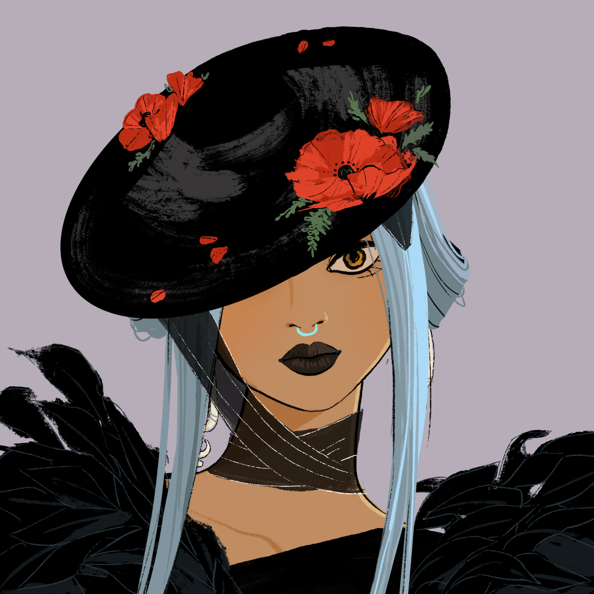 a portrait of Mistress amulet