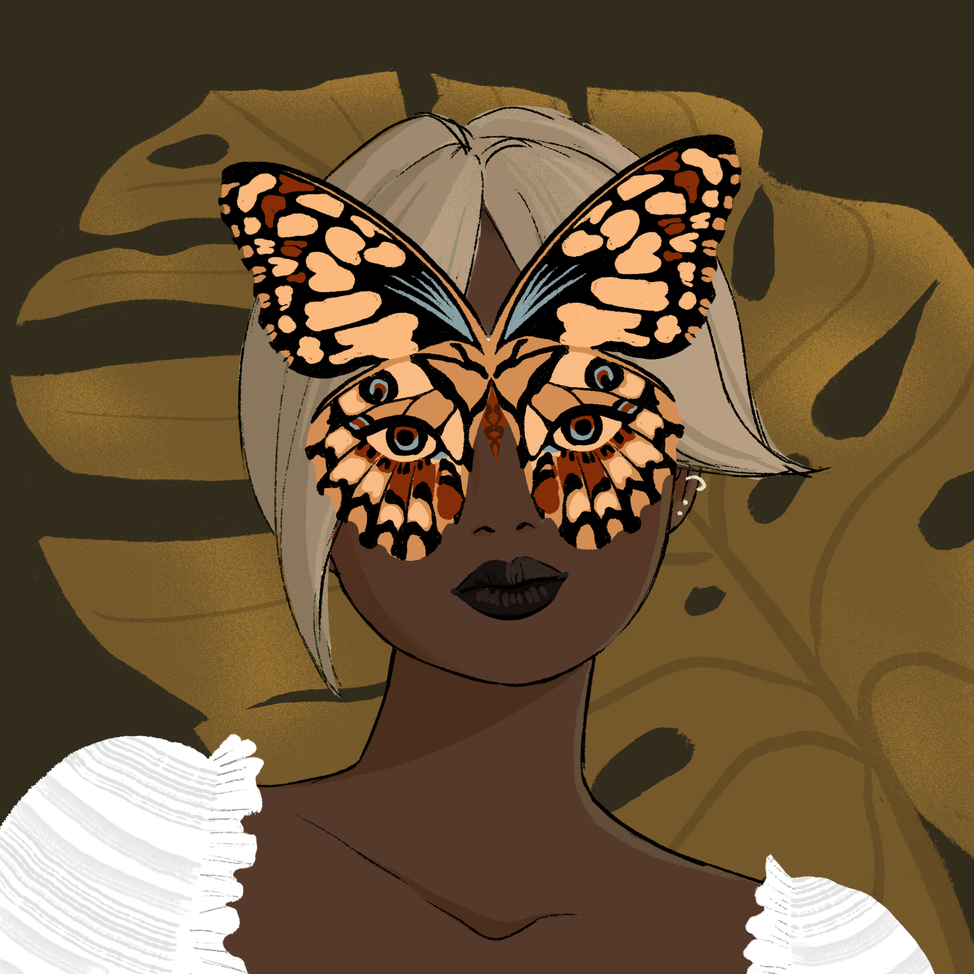 a portrait of Cucumber, the faceted haystack