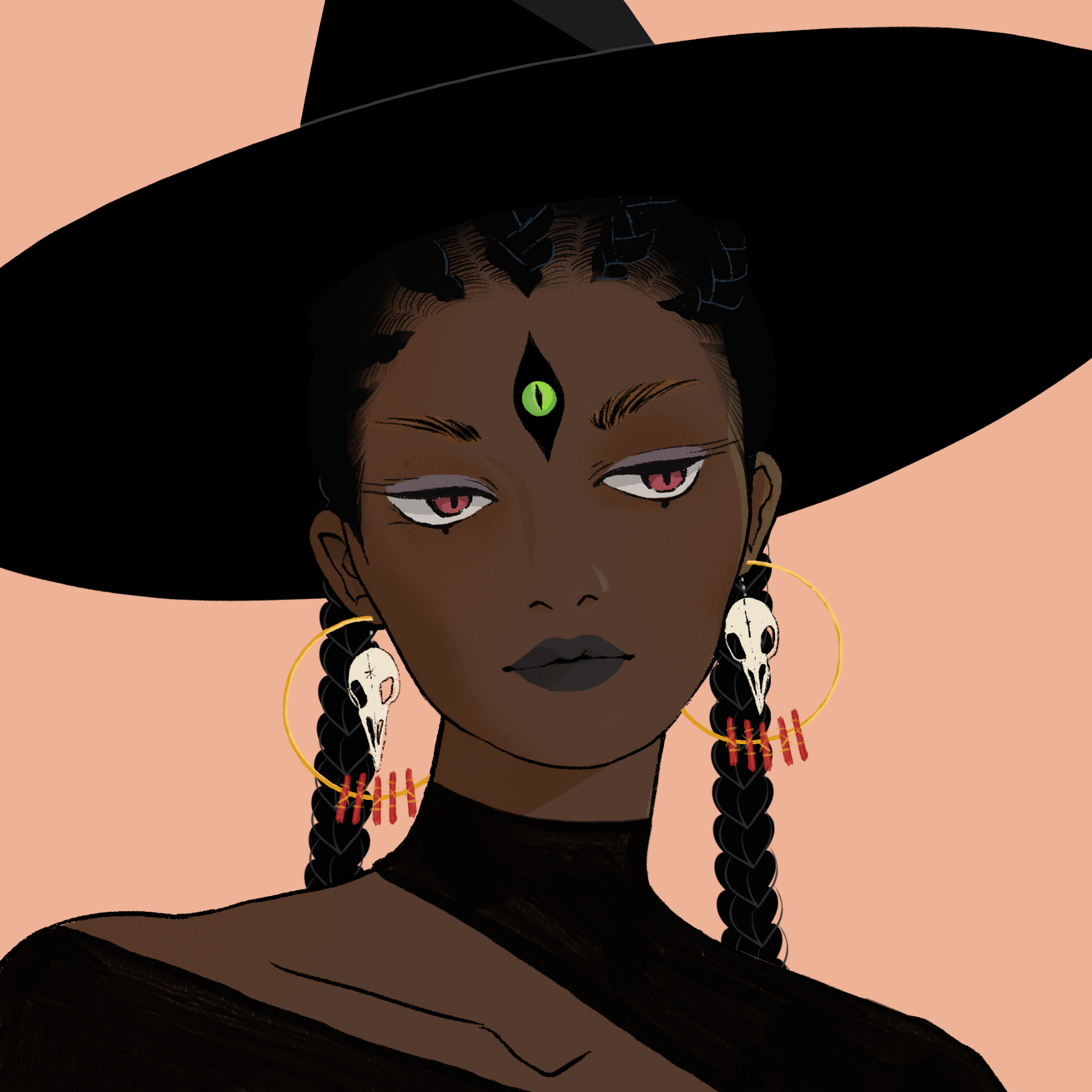 a portrait of Opala, the white-hot contention