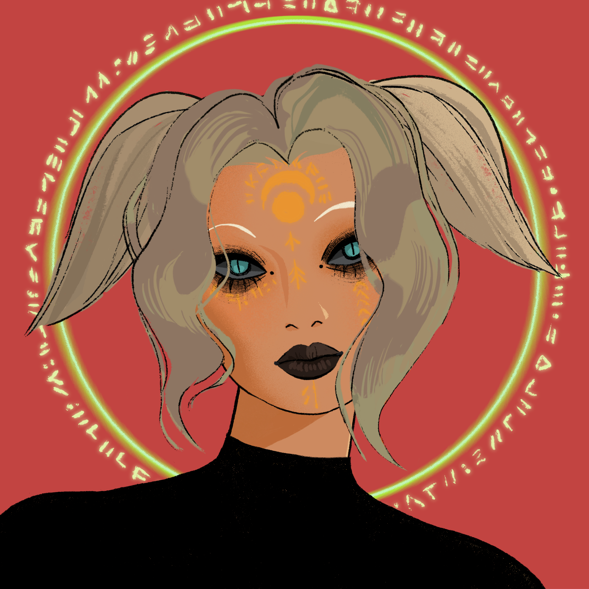 a portrait of Antlia, the quick-witted arc
