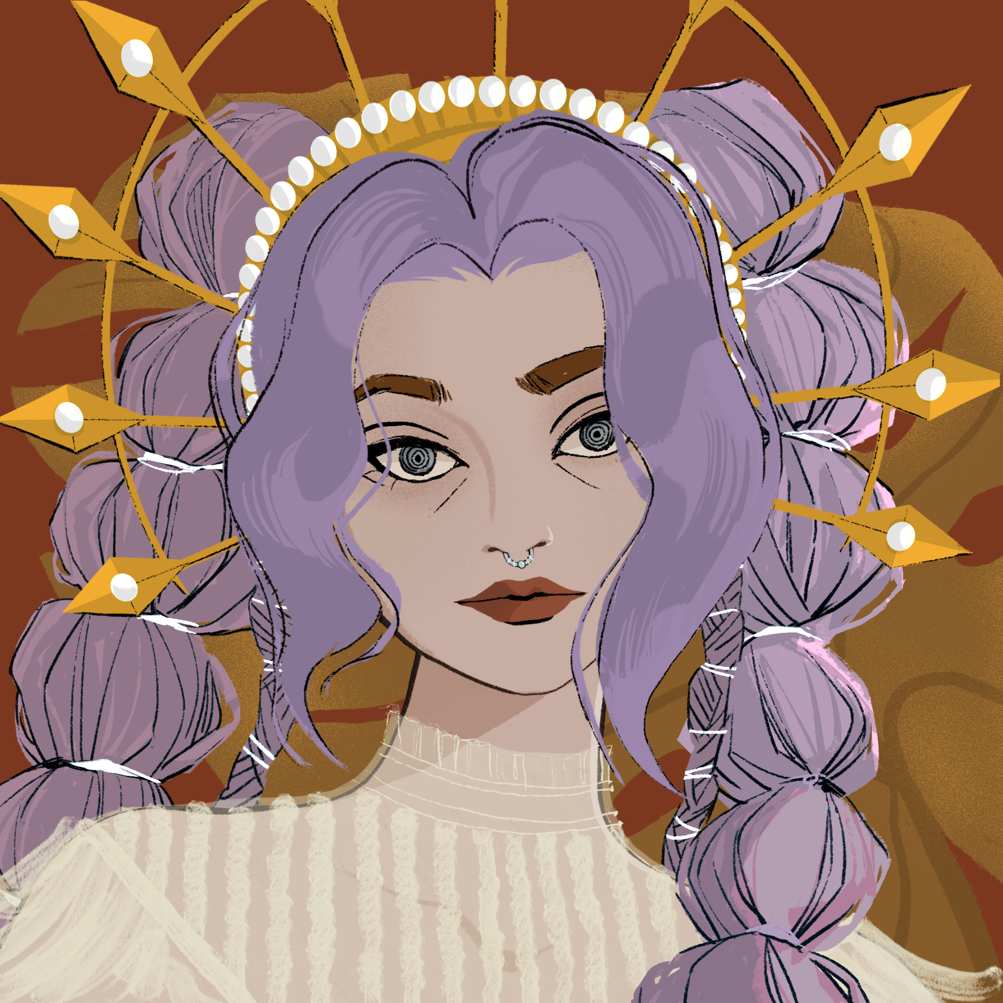 a portrait of Emerald throne