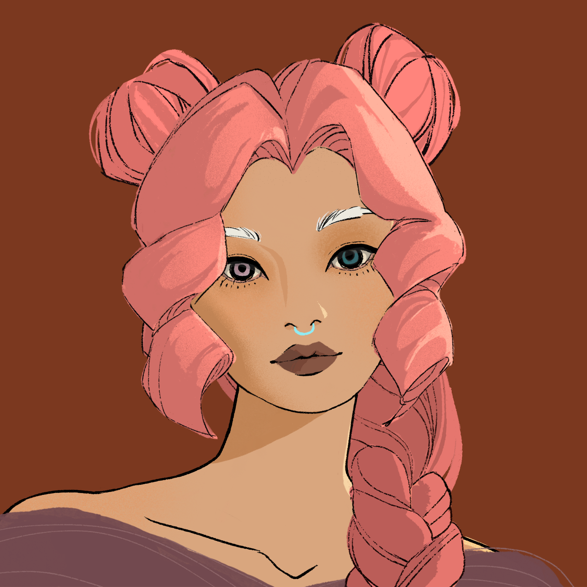 a portrait of Chantarelle the soft