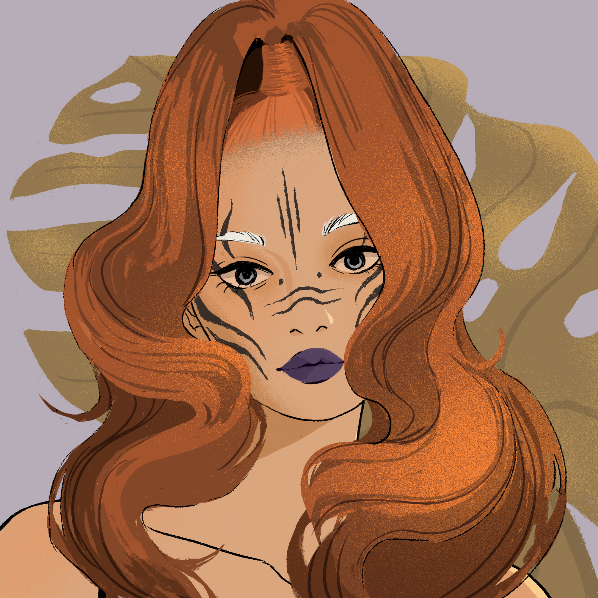 a portrait of Blizzard the raging