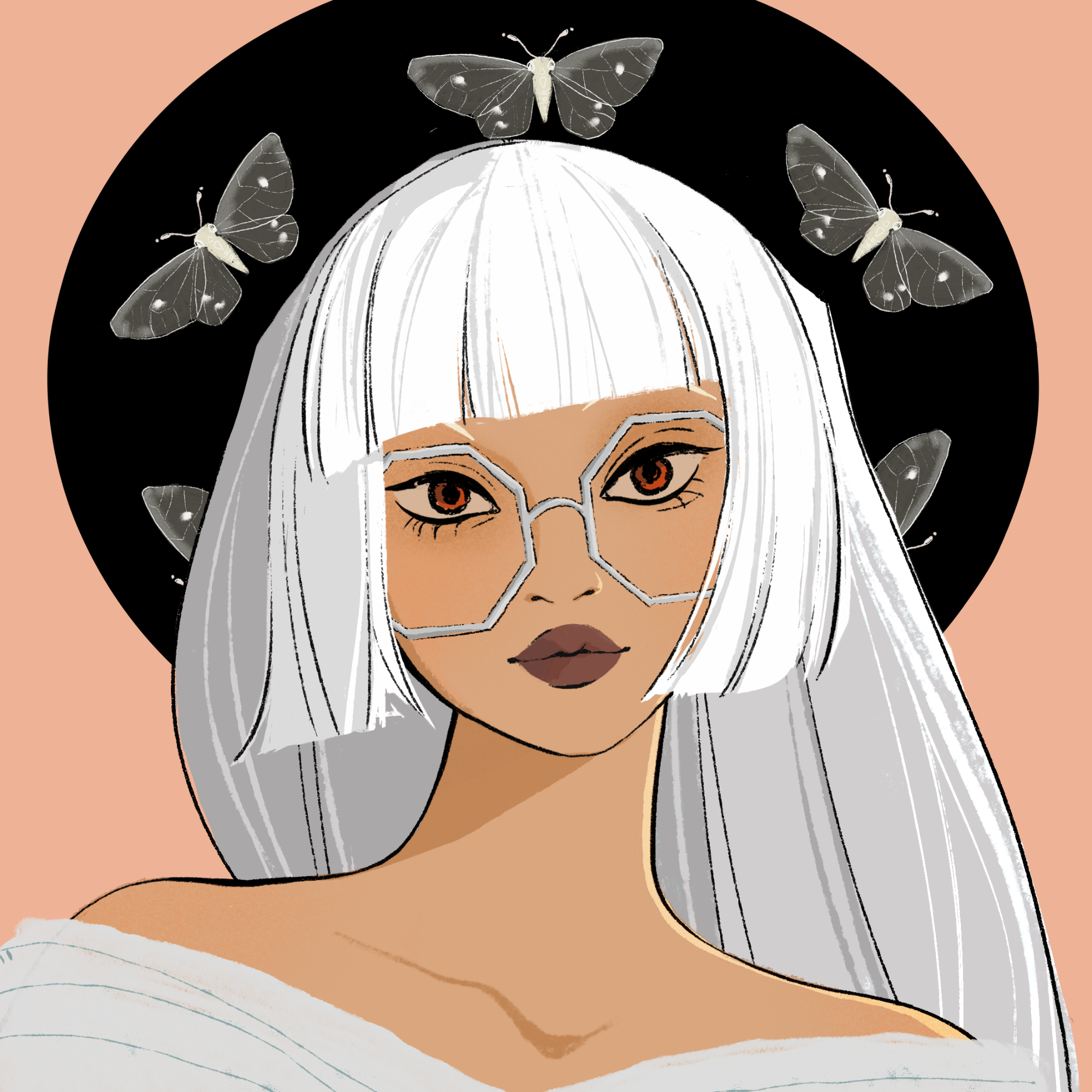 a portrait of Granny zucchini