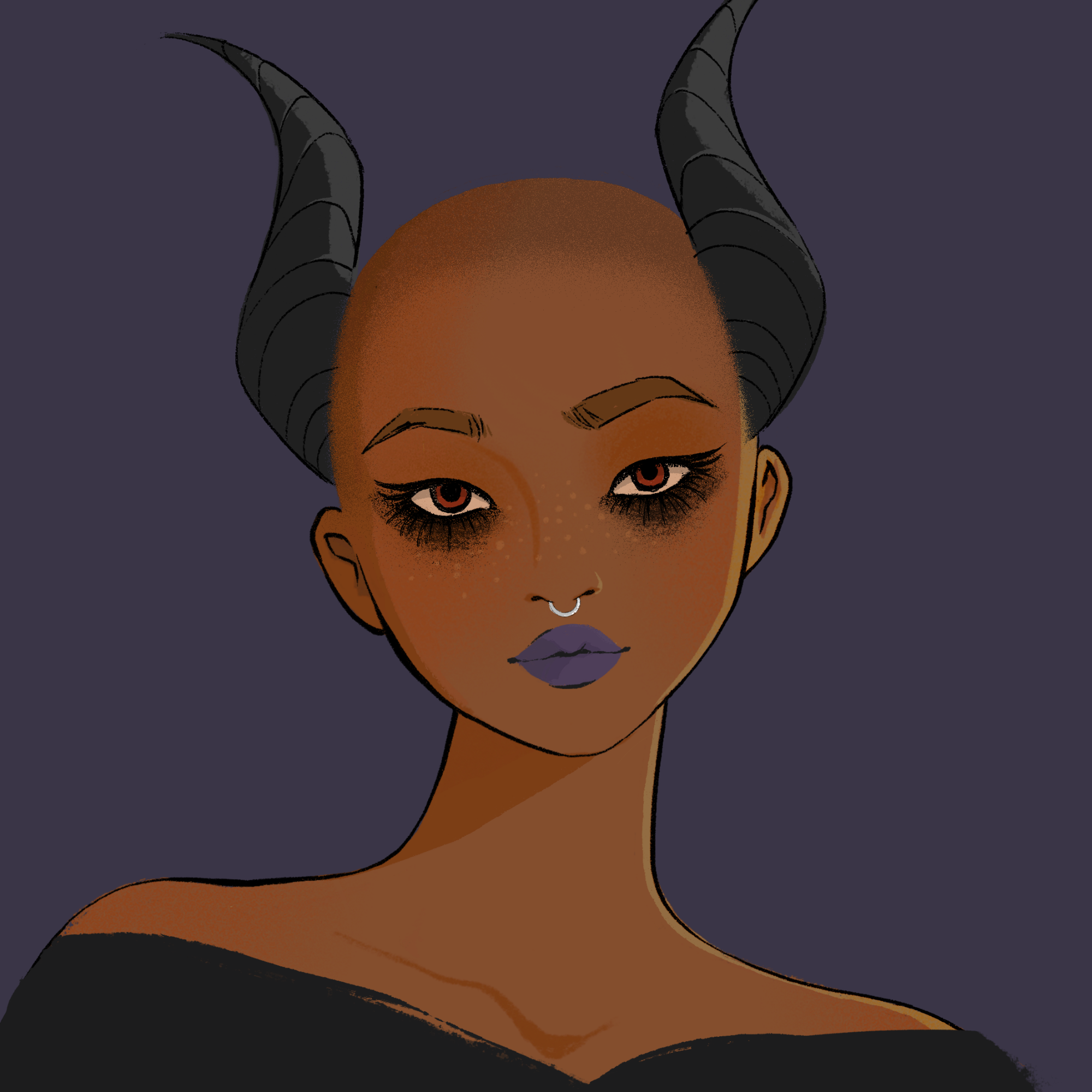 a portrait of Teak the indigo