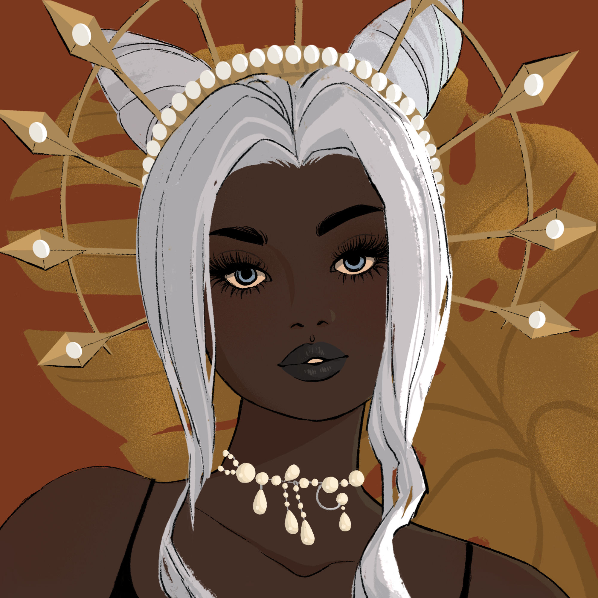 a portrait of Myrrh the melodious