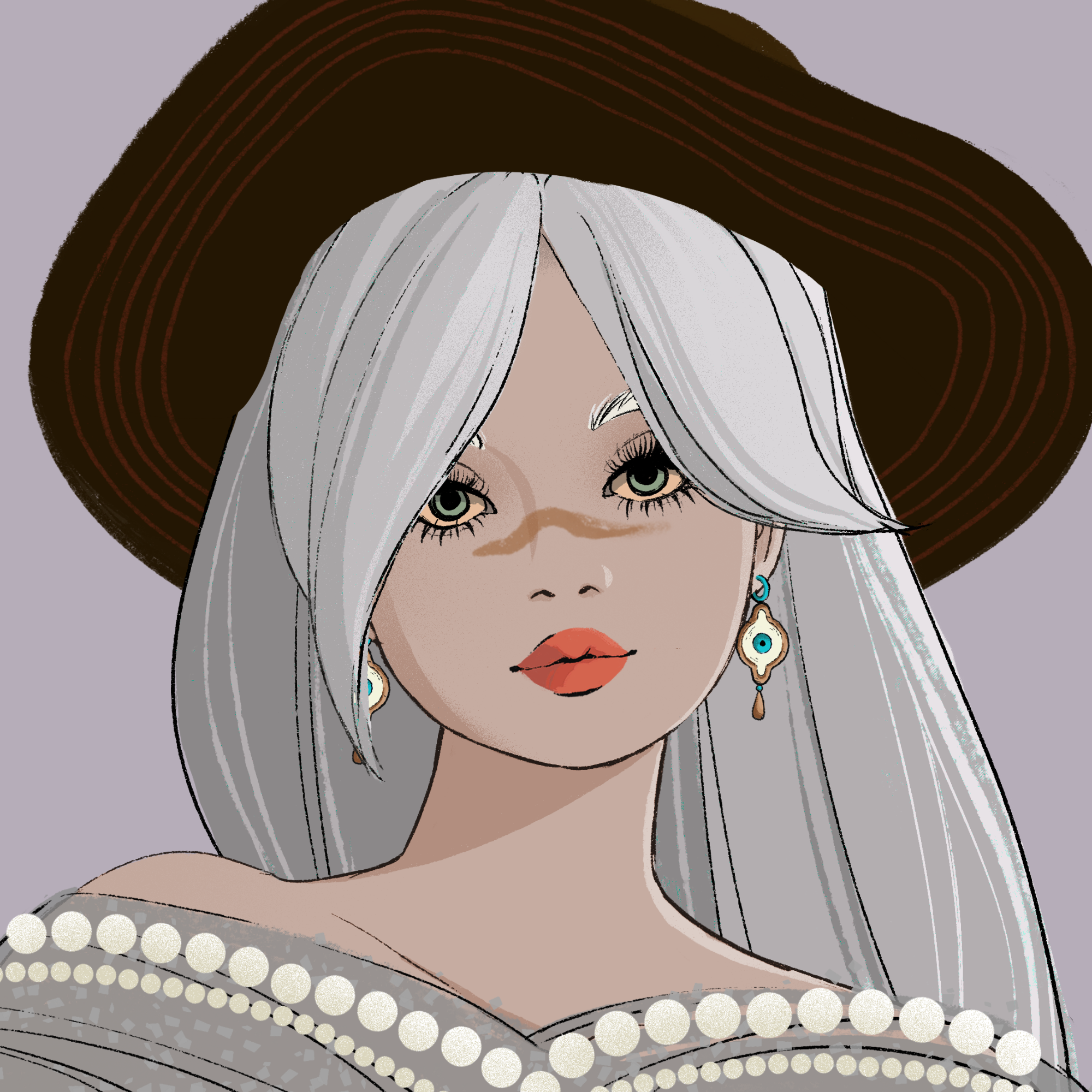 a portrait of Jujube, the fine veil