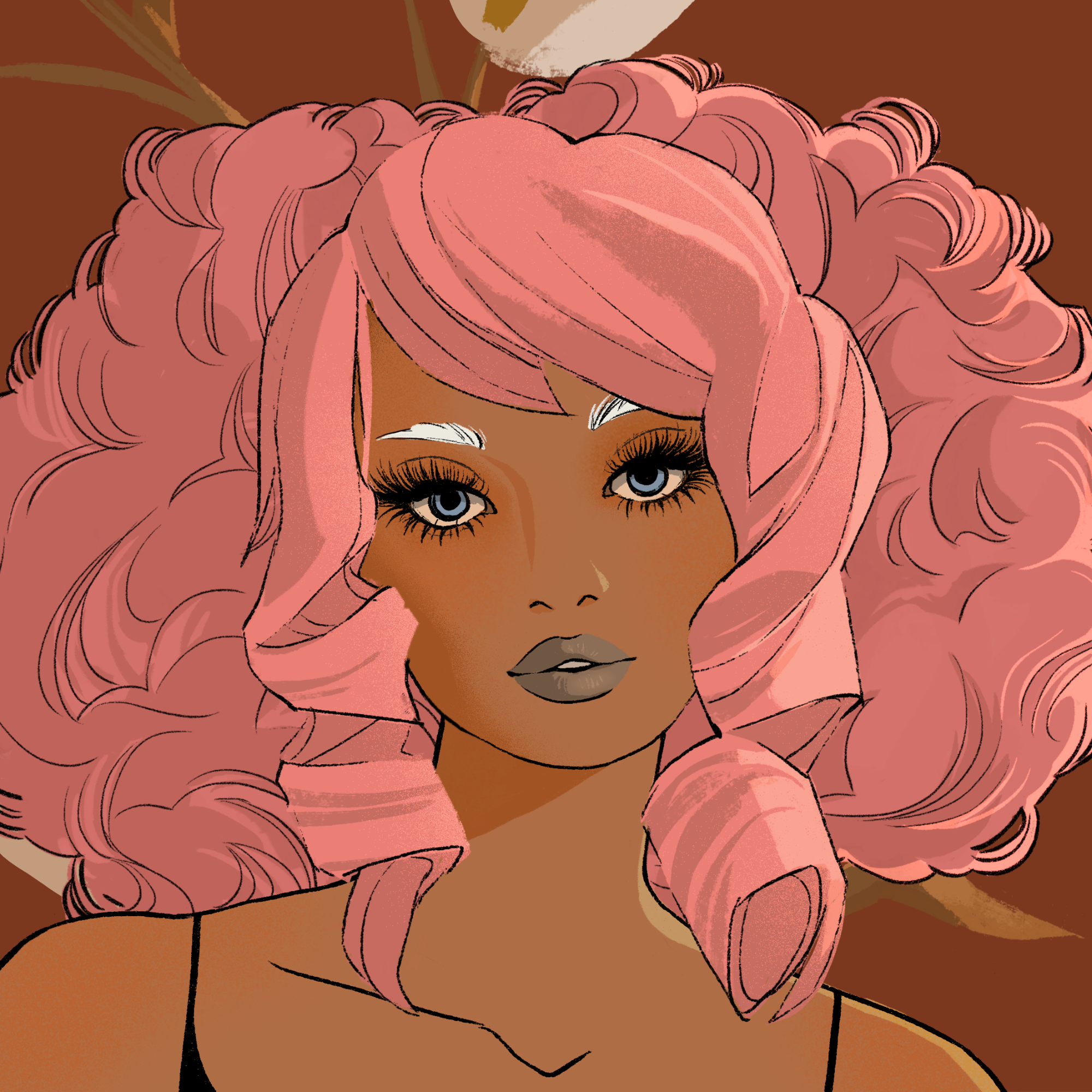 a portrait of Tomato, the solemn mulch