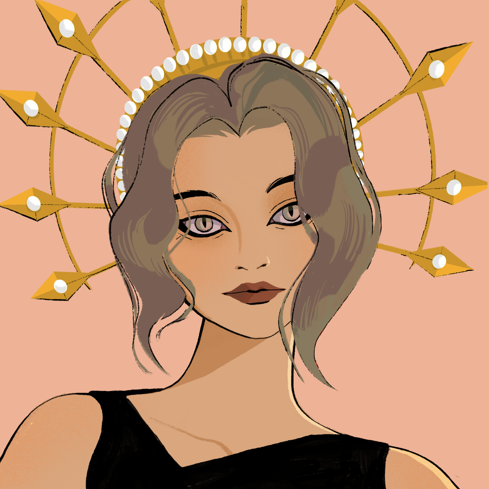 a portrait of Amyris, the melodious macaron