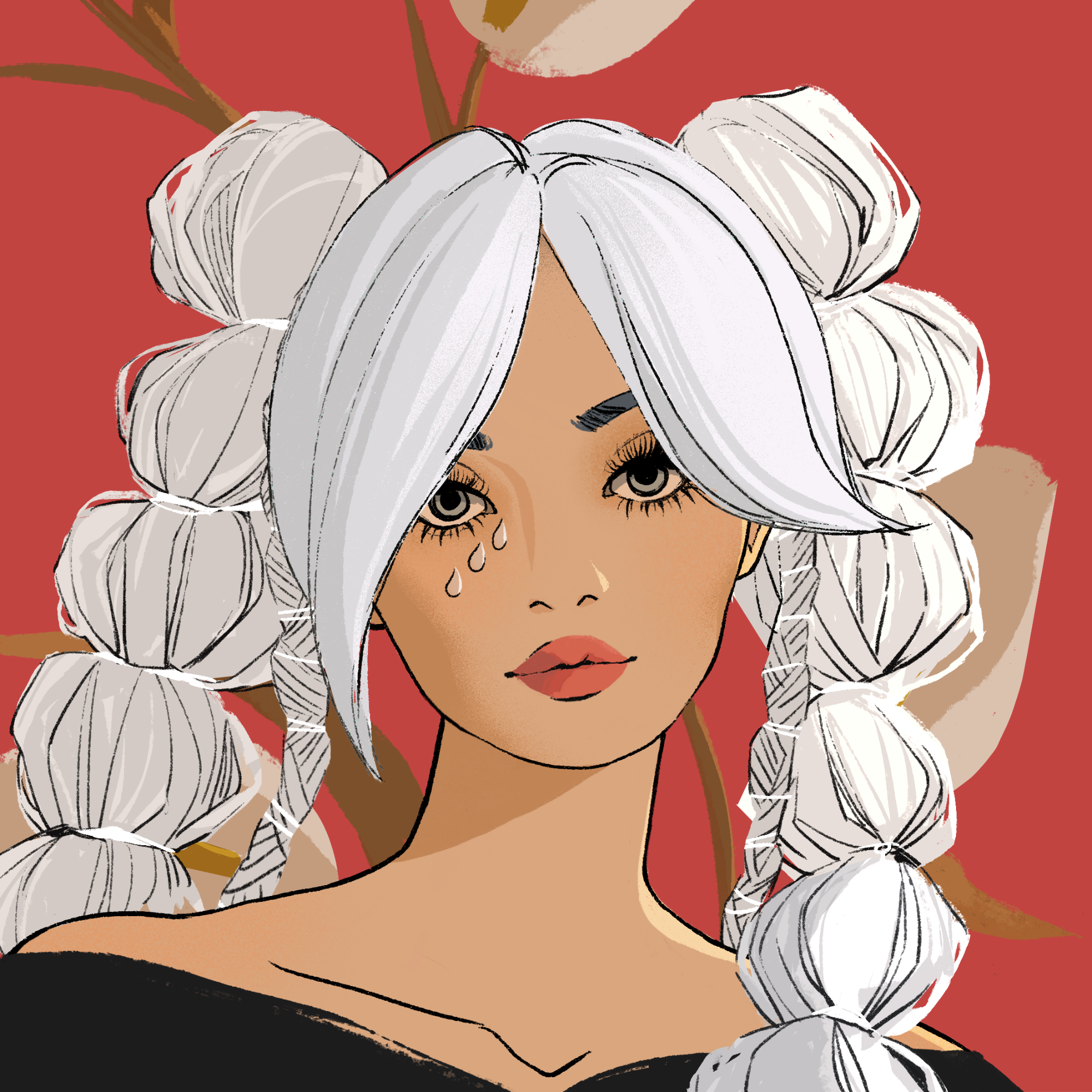 a portrait of Willow the stoic
