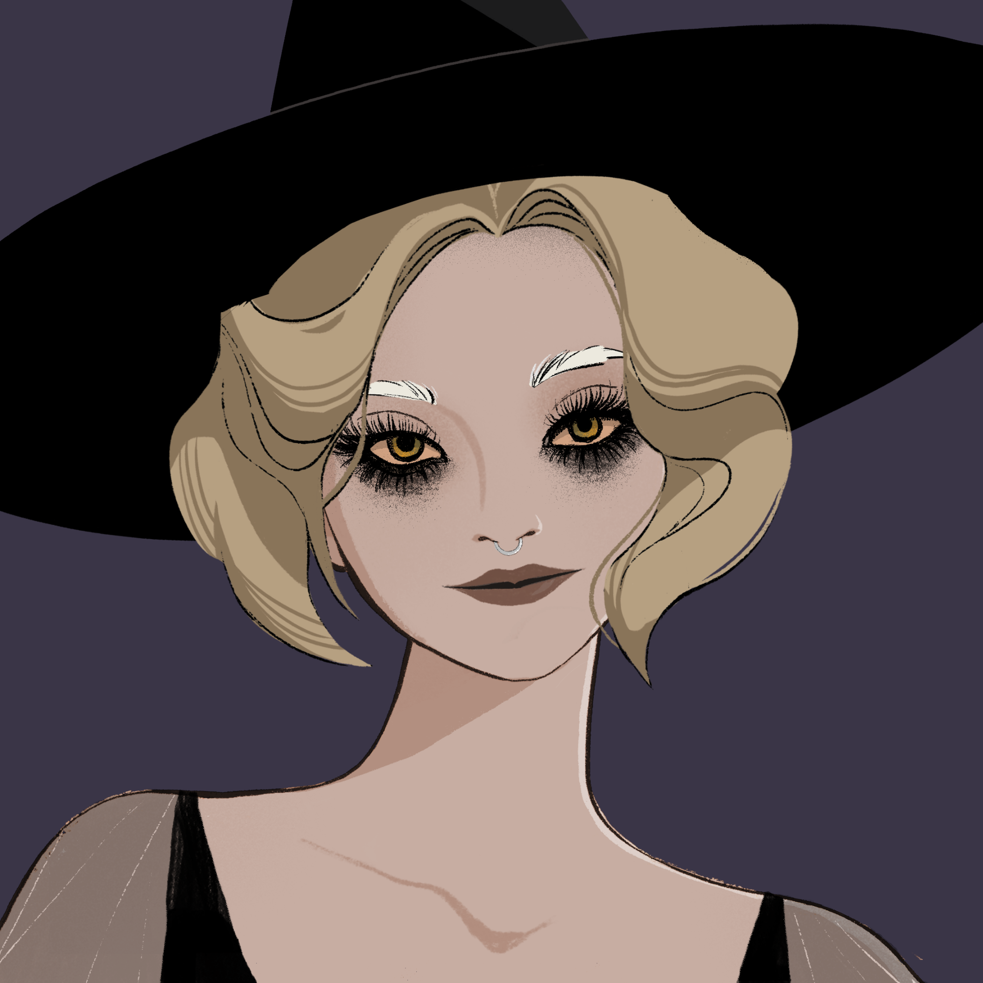 a portrait of Quark, the keen heptagon