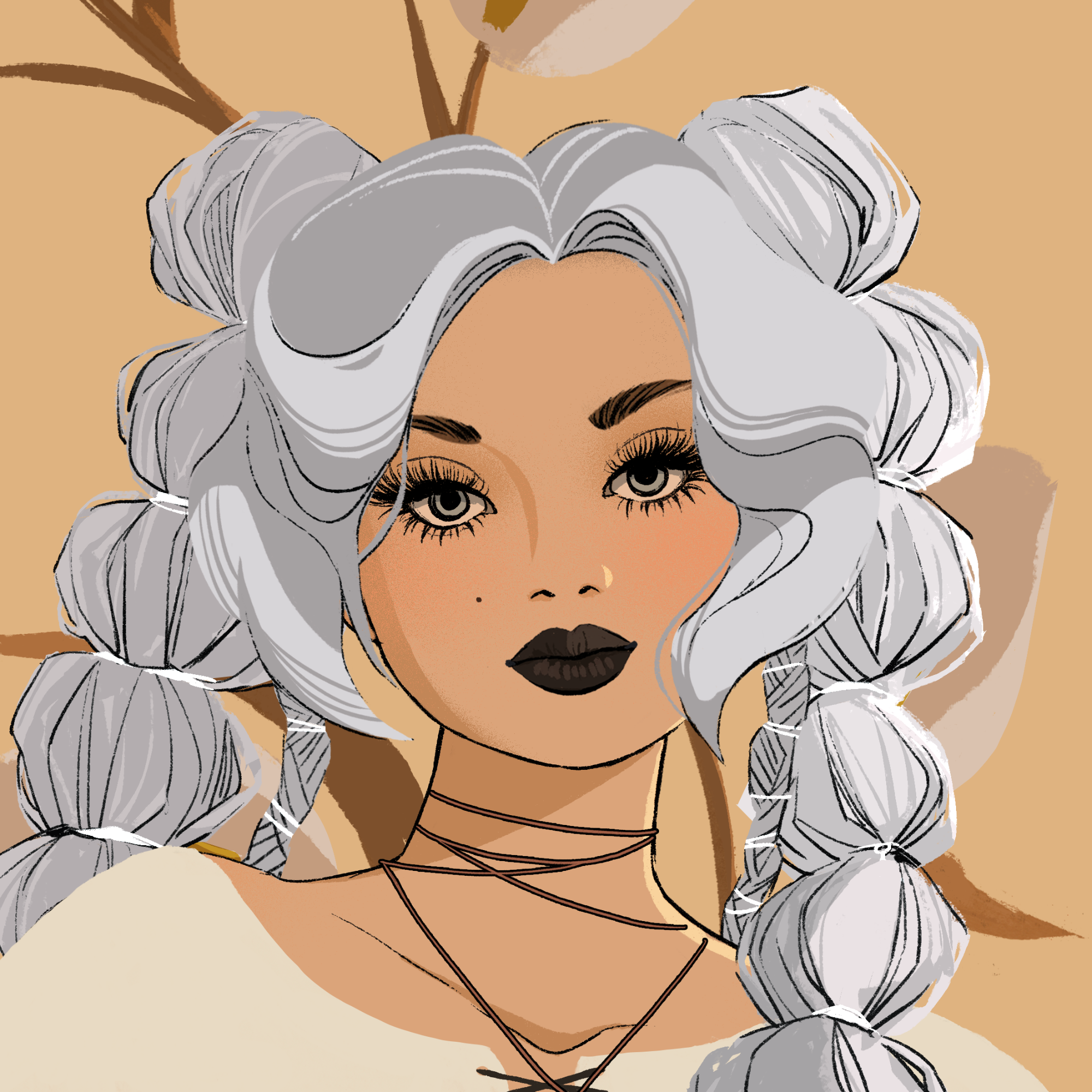 a portrait of Darling clover