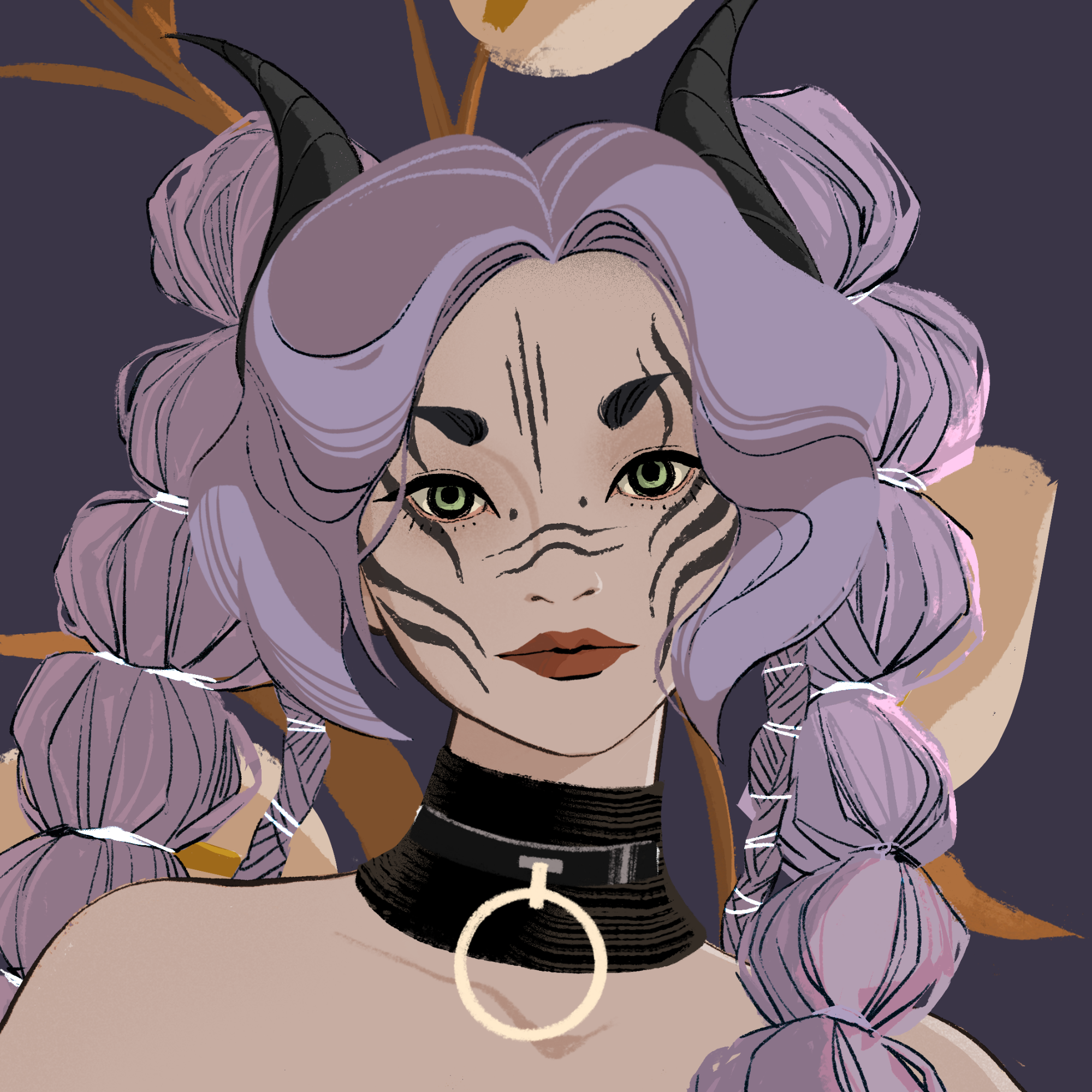 a portrait of Iraya flare-up