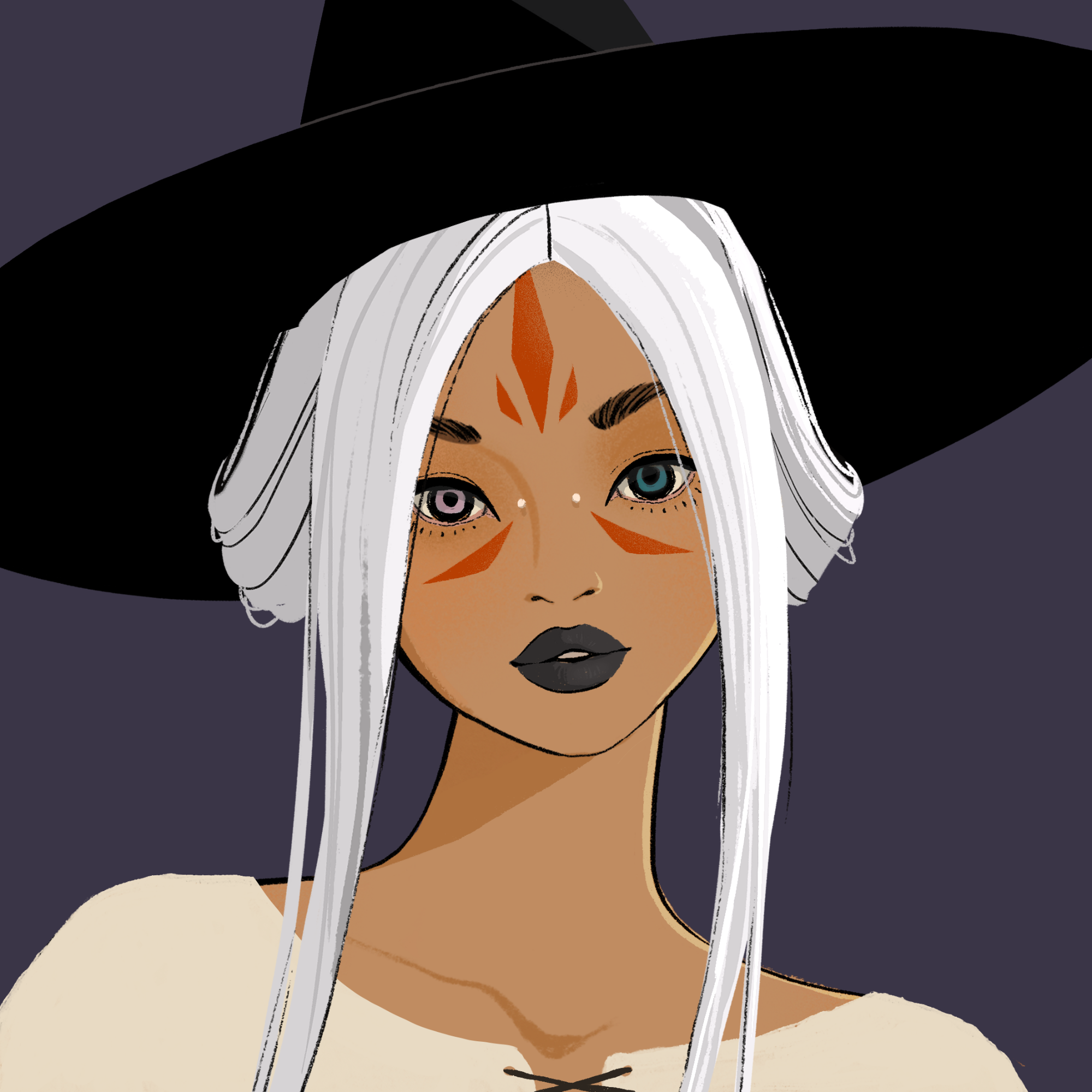 a portrait of Saba the bloody