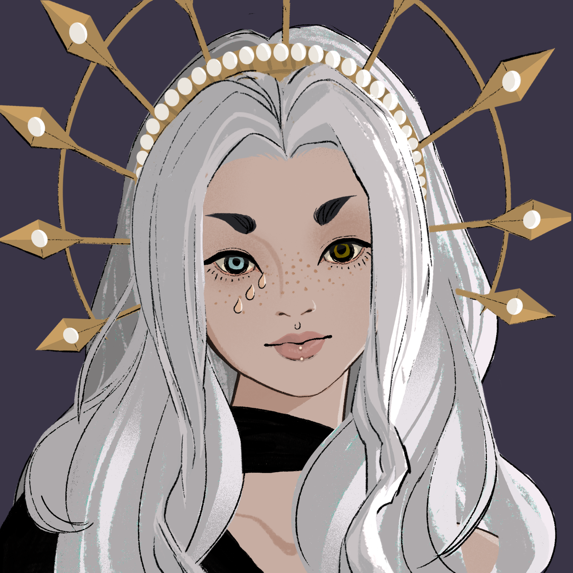 a portrait of Rose, the well dressed flounce