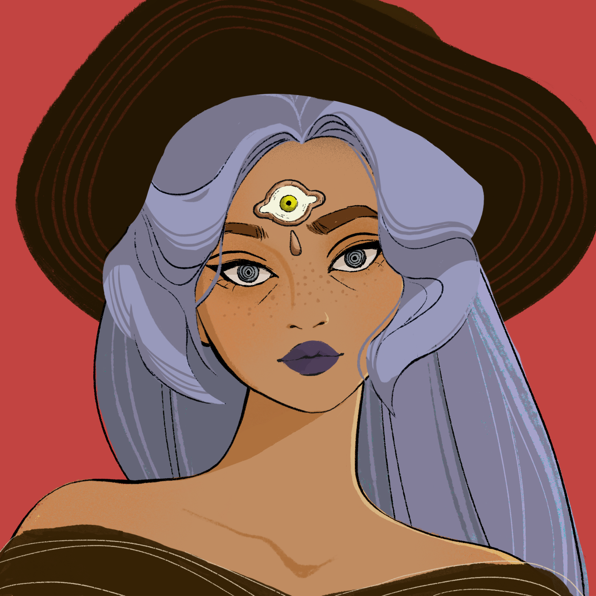 a portrait of Rhubarb, the balmy breakwater