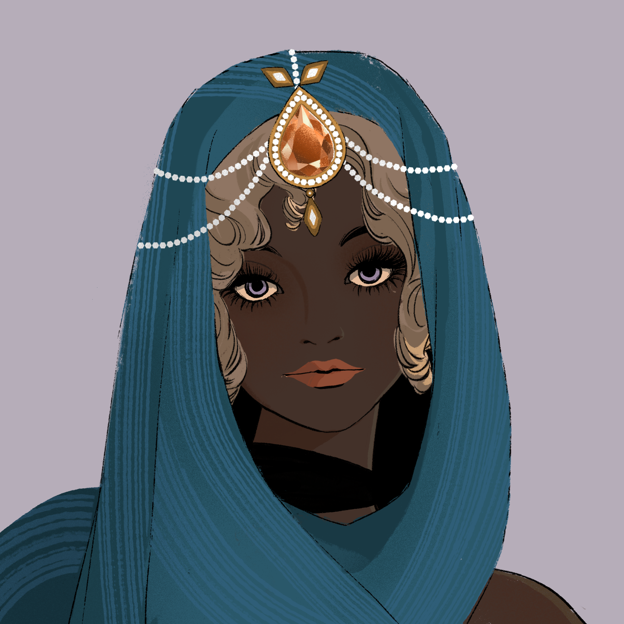 a portrait of Amethyst of the tower