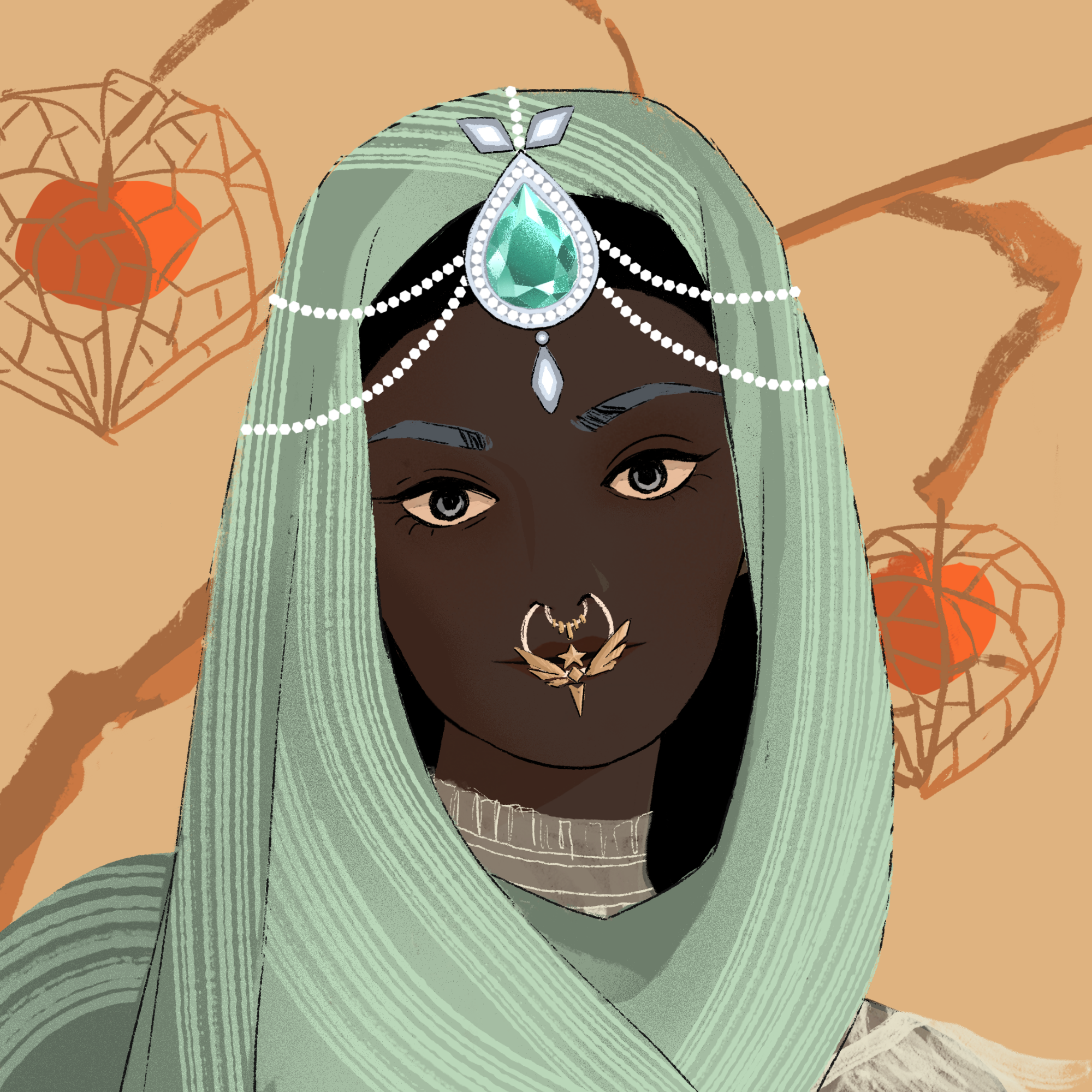 a portrait of Octave the luscious