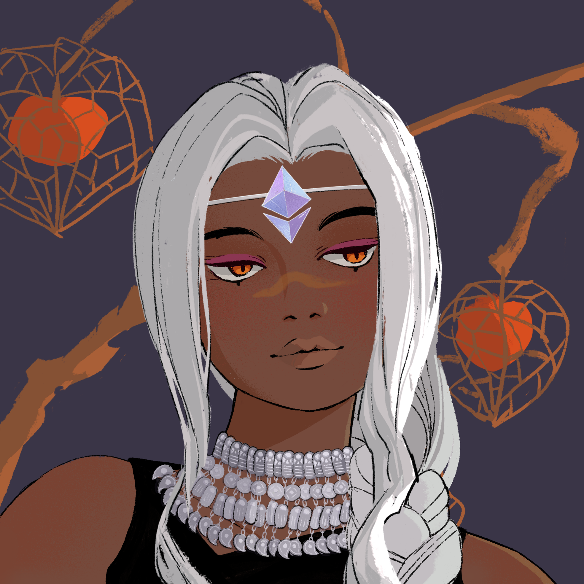 a portrait of Ylang-ylang stole