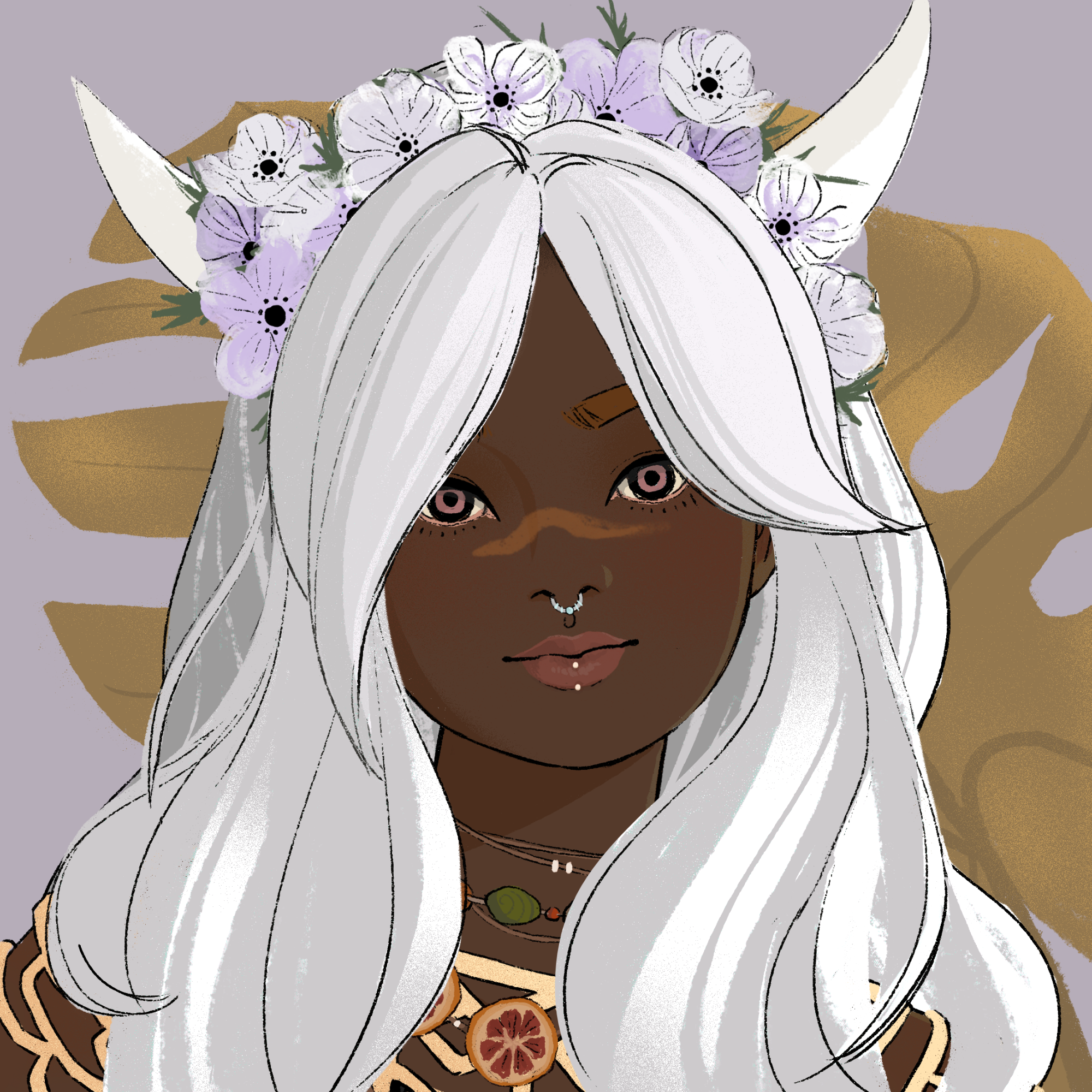 a portrait of Granny lemon balm