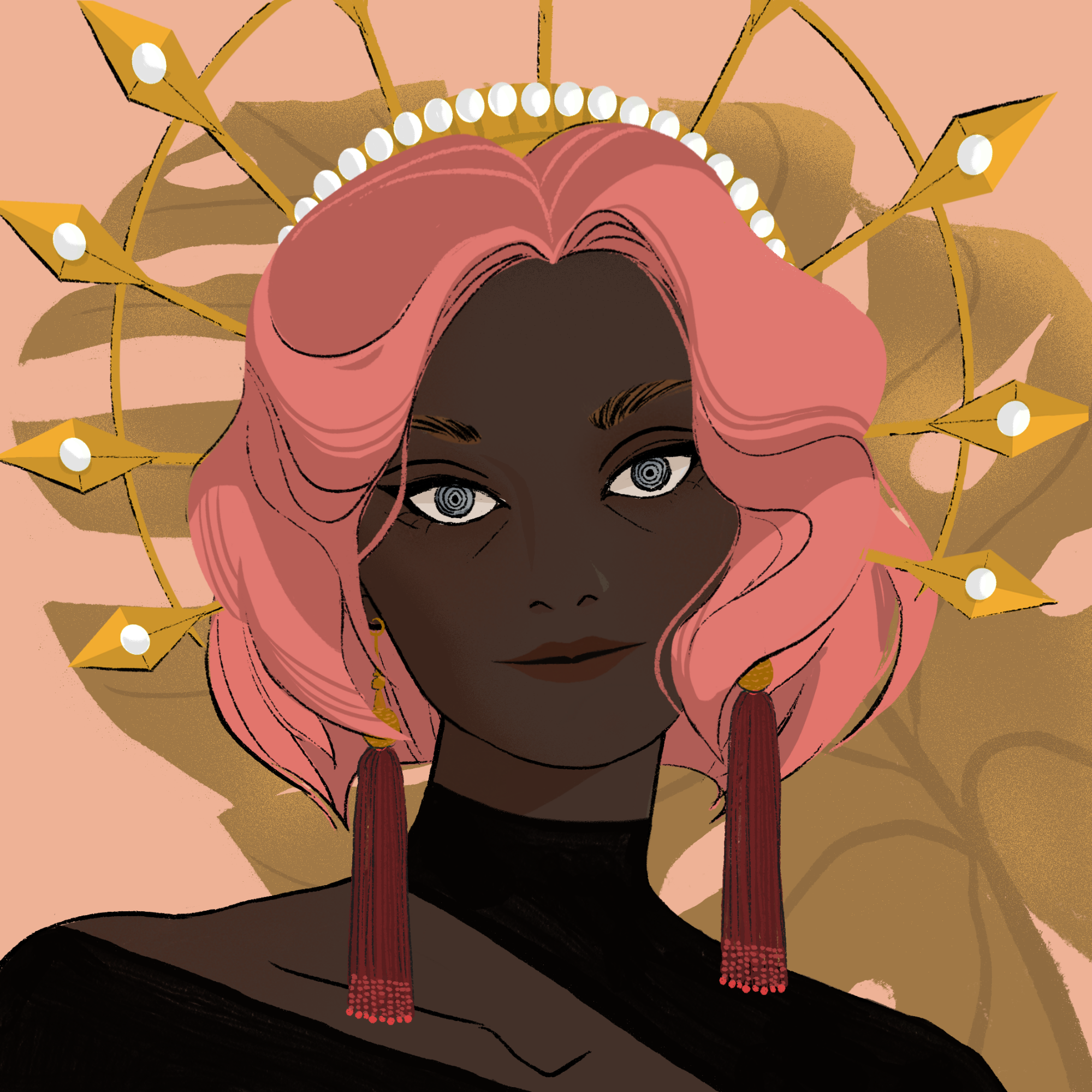 a portrait of Rose, the well dressed viola